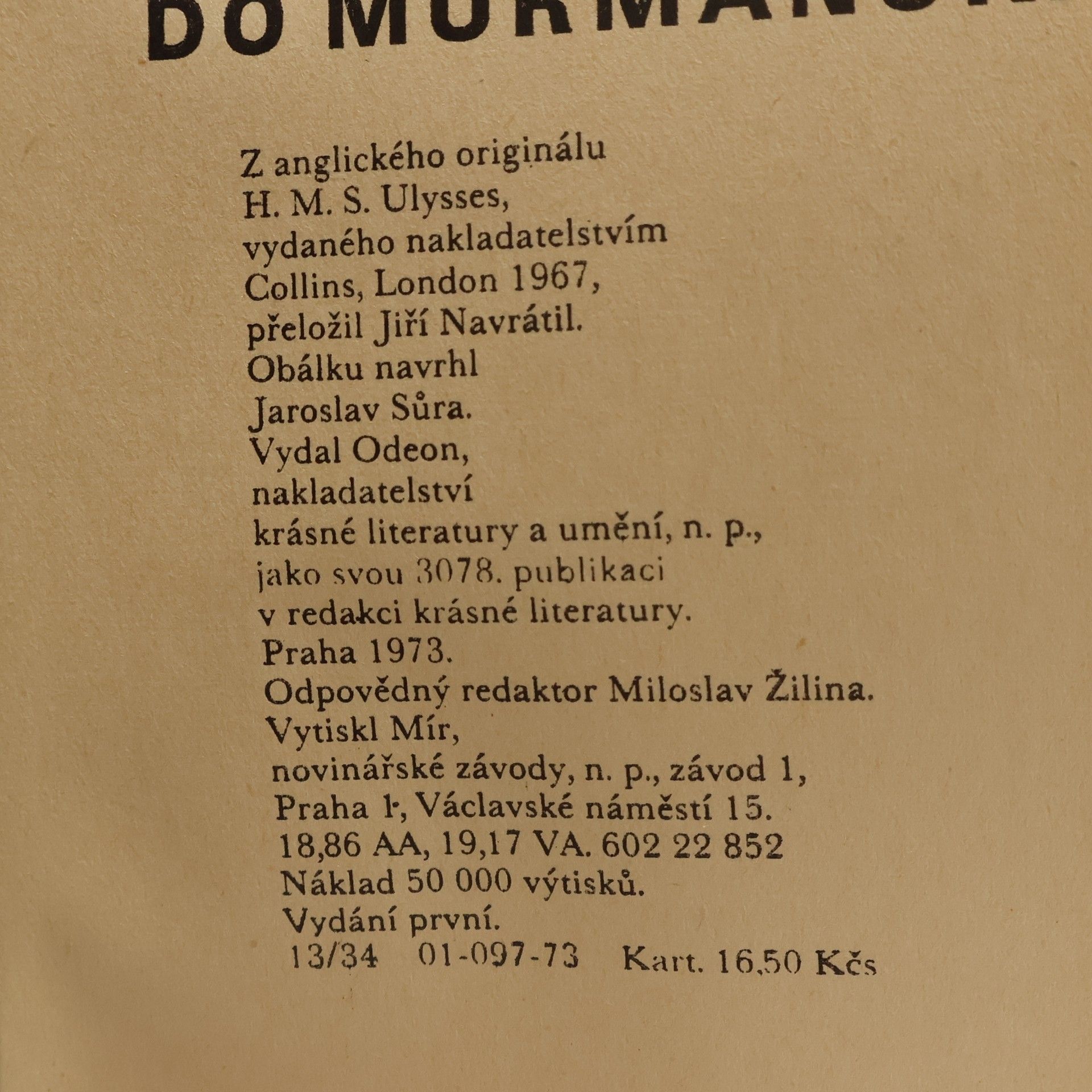 Alistair MacLean Konvoj do Murmanska