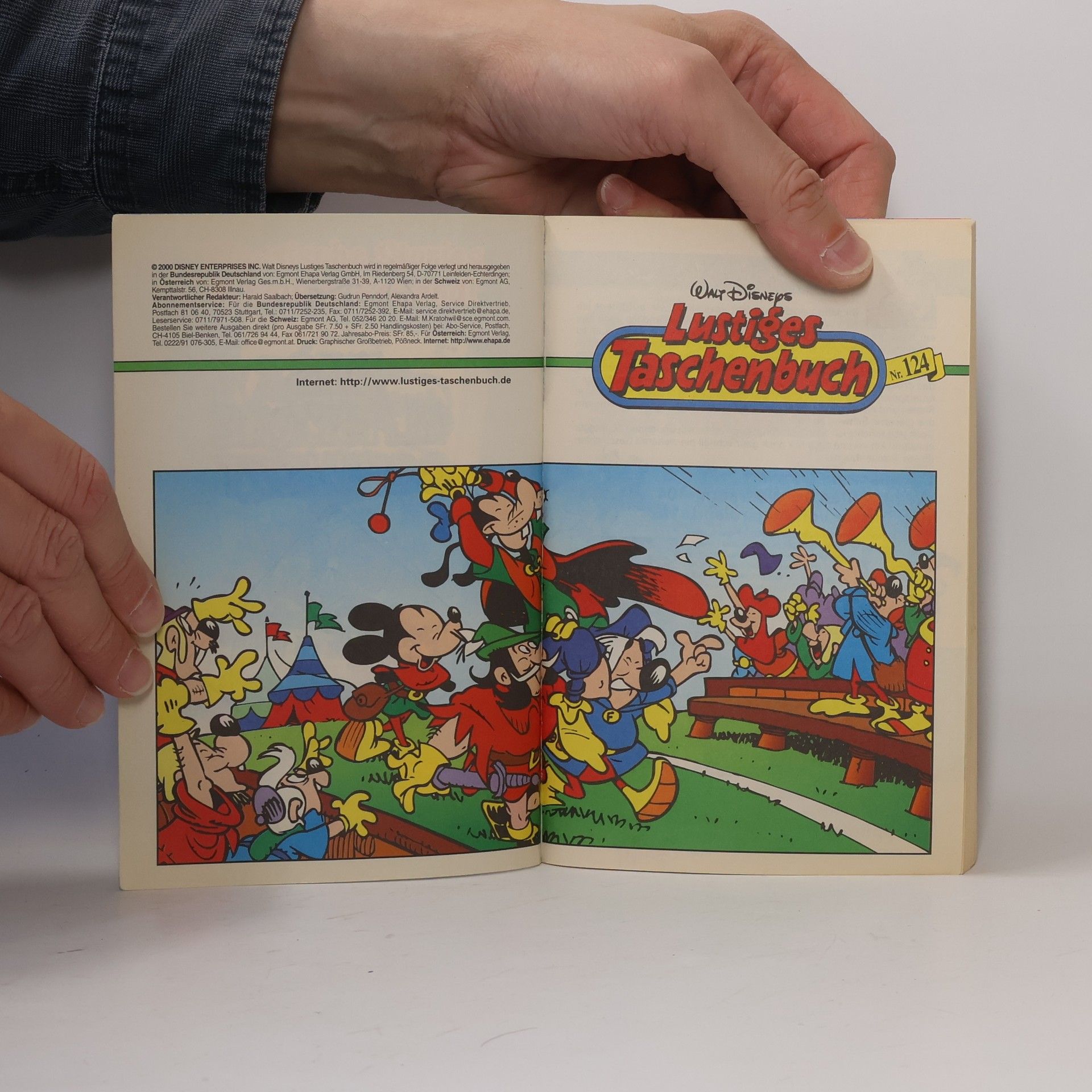 Walt Disney Lustiges Taschenbuch 124, Das gläserne Schwert
