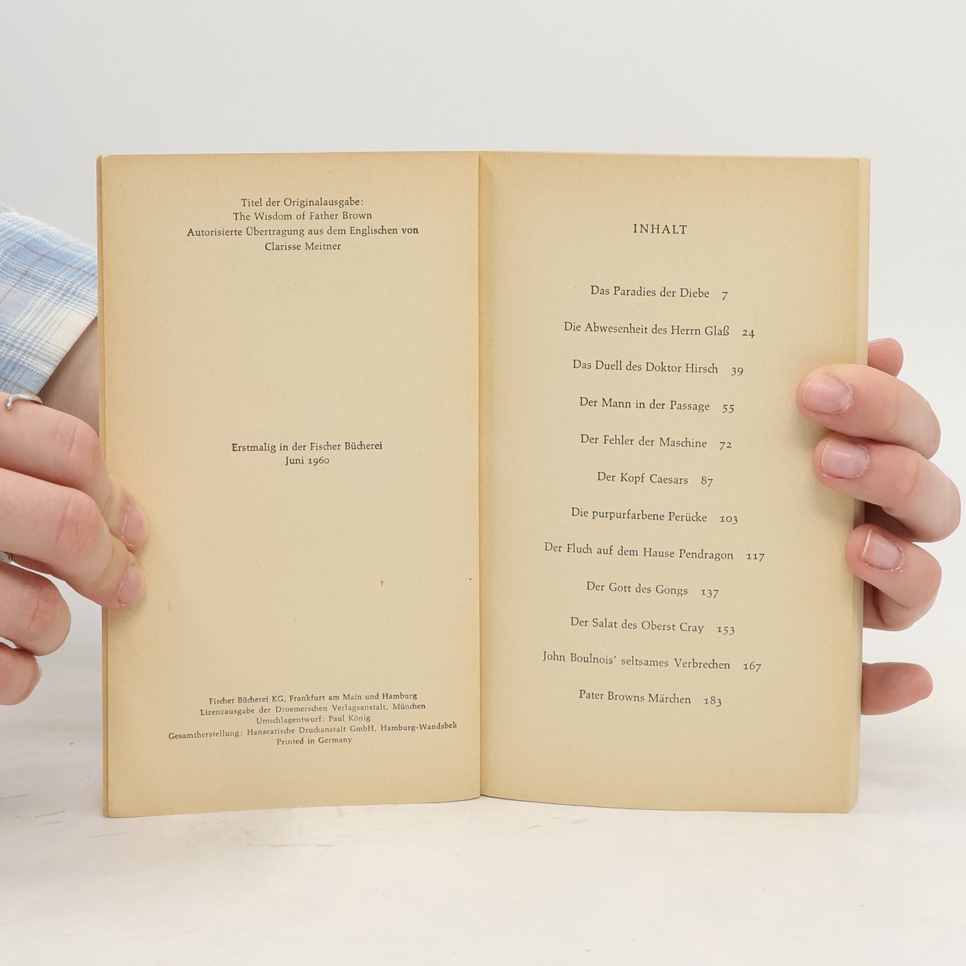 Gilbert Keith Chesterton Das Paradies der Diebe