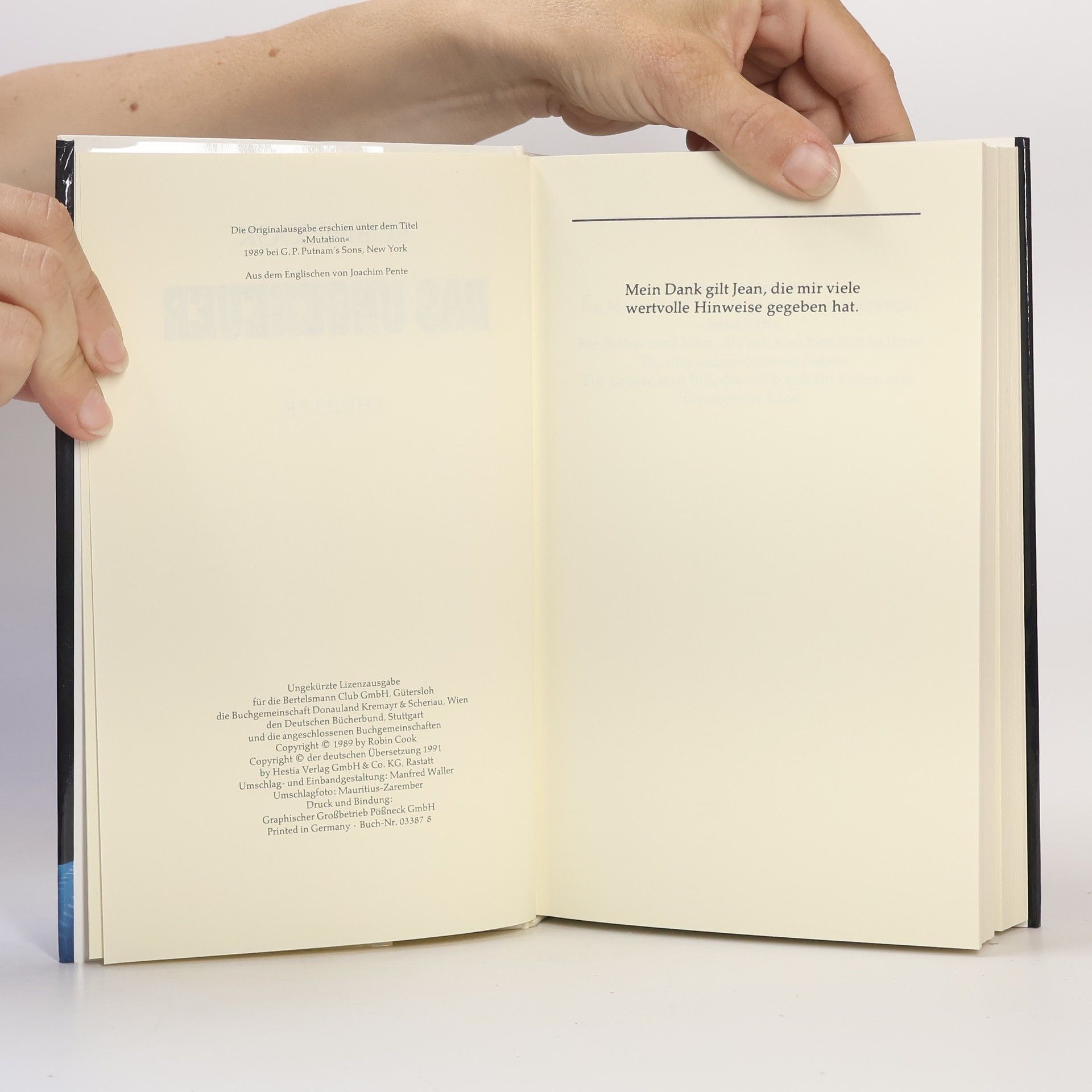 Robin Cook Das Ungeheuer