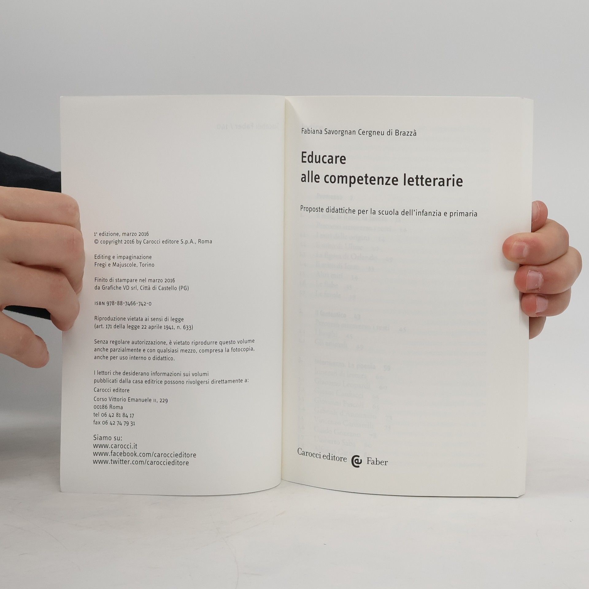 Fabiana Savorgnan Cergneu di Brazzà I tascabili: Educare alle competenze letterarie