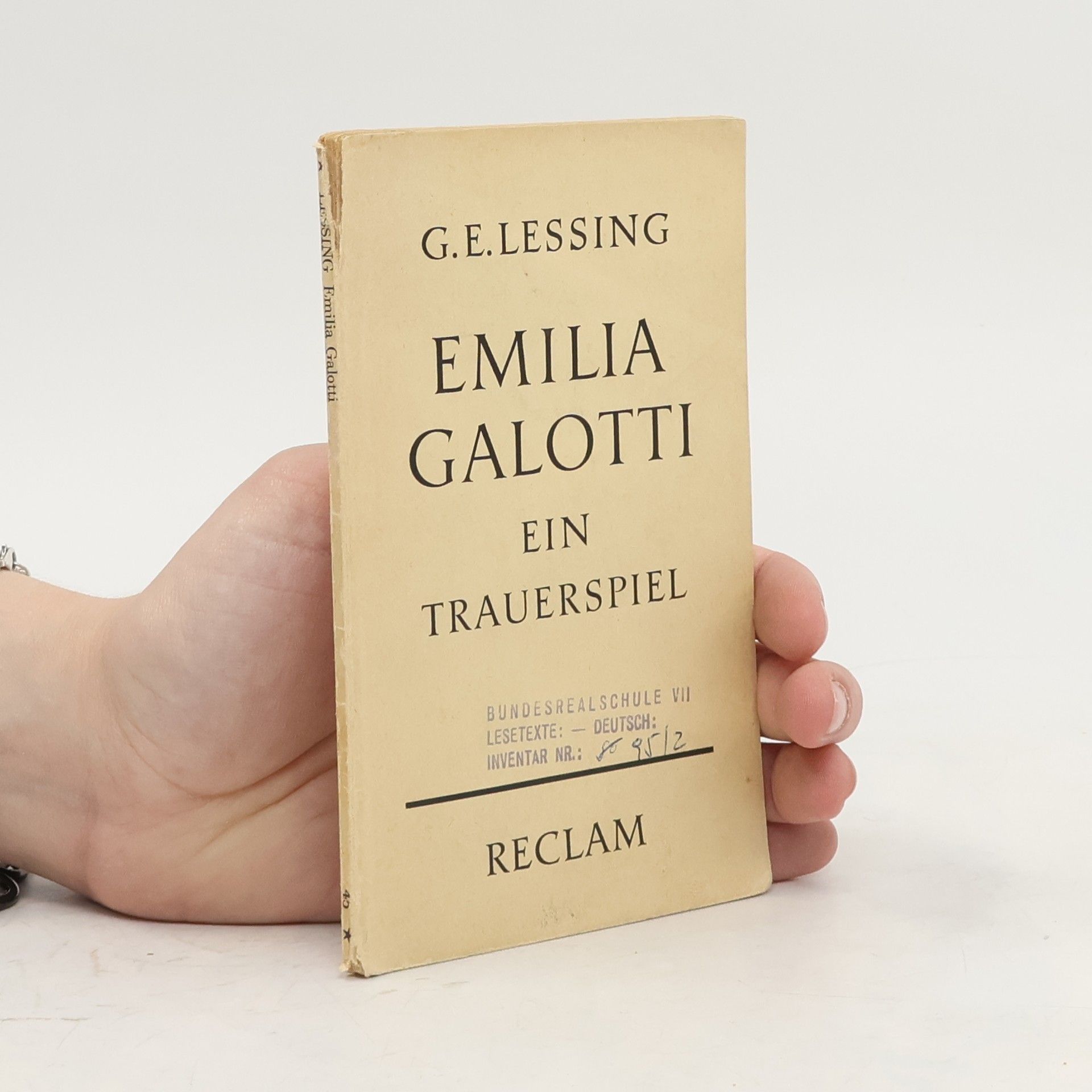 Gotthold Ephraim Lessing Emilia Galotti. Ein Trauerspiel