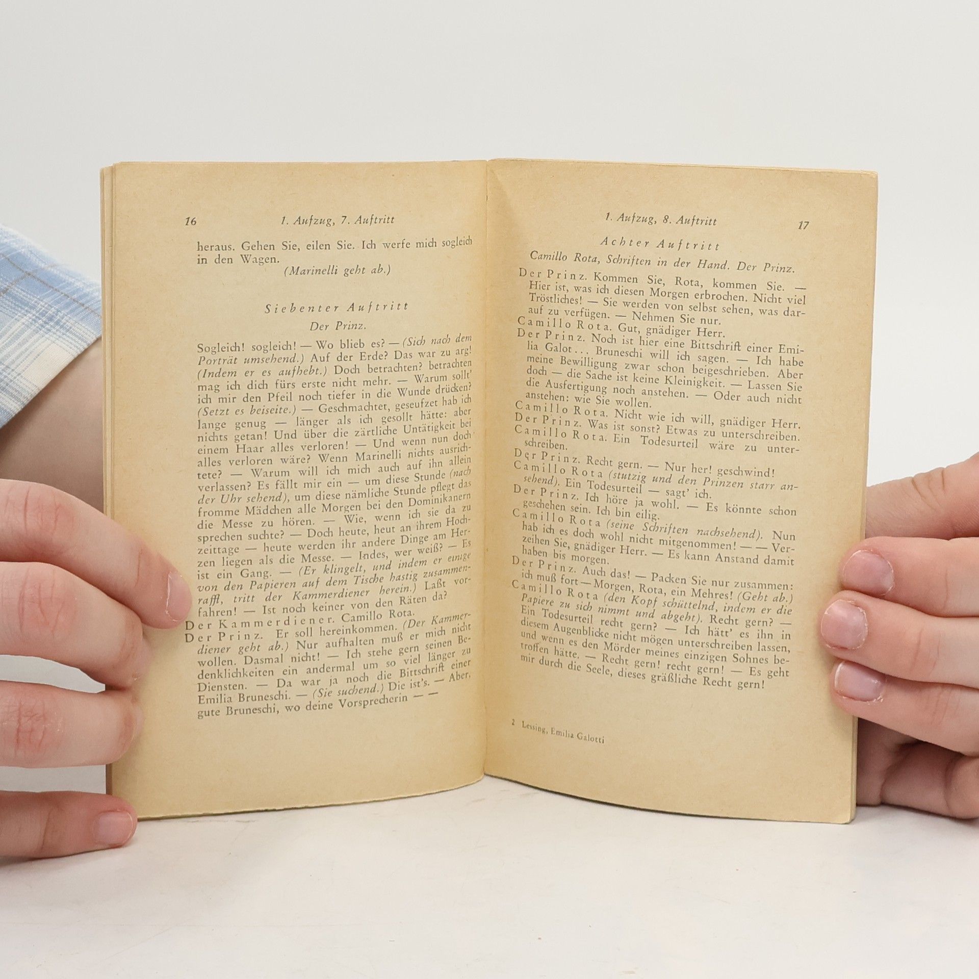 Gotthold Ephraim Lessing Emilia Galotti. Ein Trauerspiel