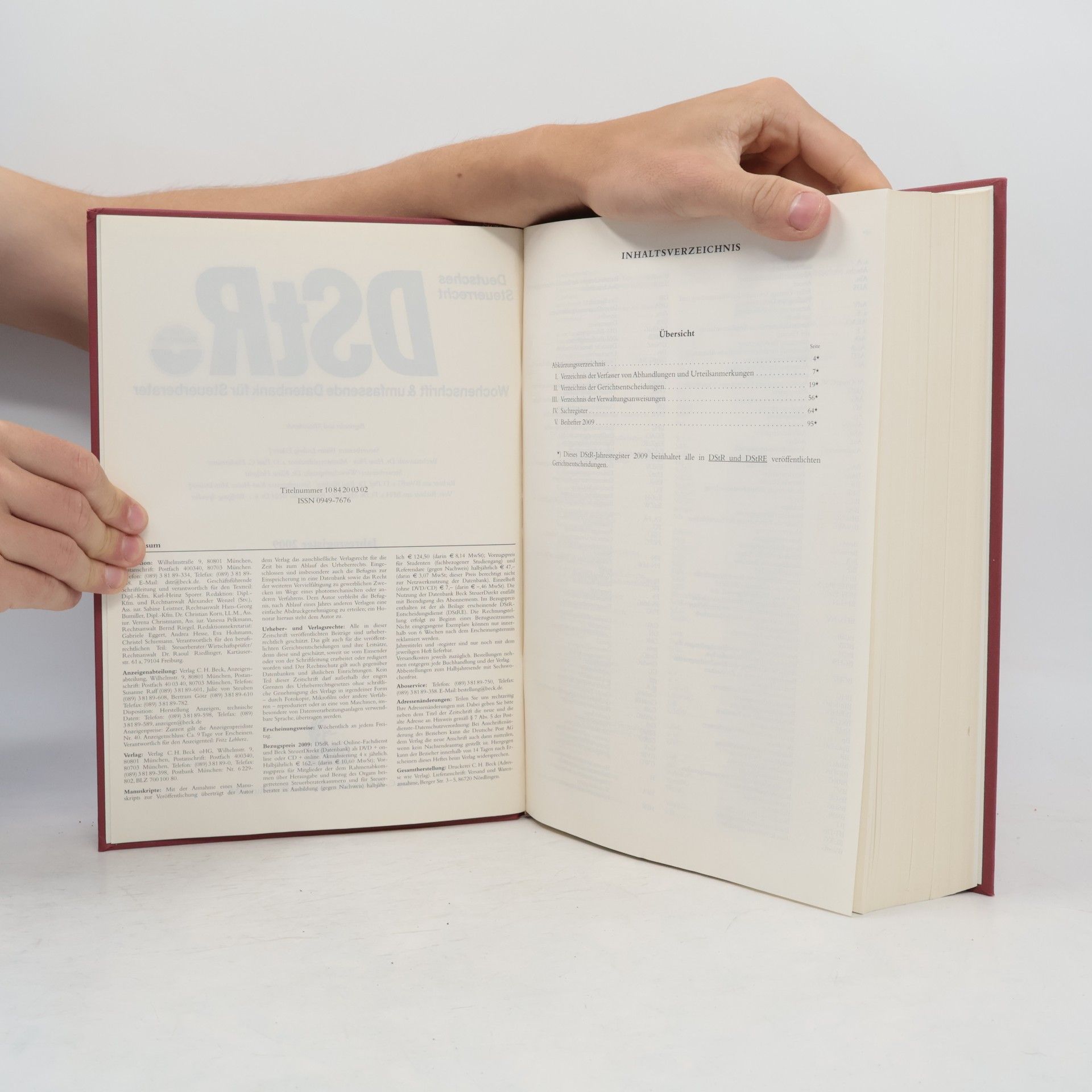 Autorenkollektiv Deutsches Steuerrecht 2009/II.