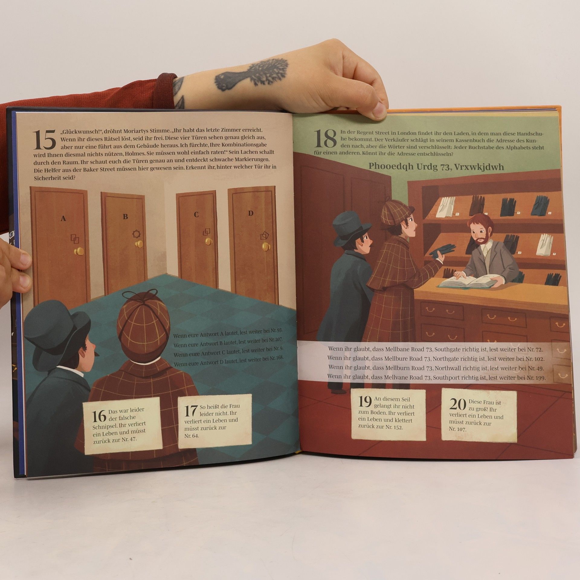 Alex Woolf Escape Room Abenteuer Kids - Sherlocks größter Fall. Ein mitreißendes interaktives Rätselabenteuer für Kinder ab 8 Jahren