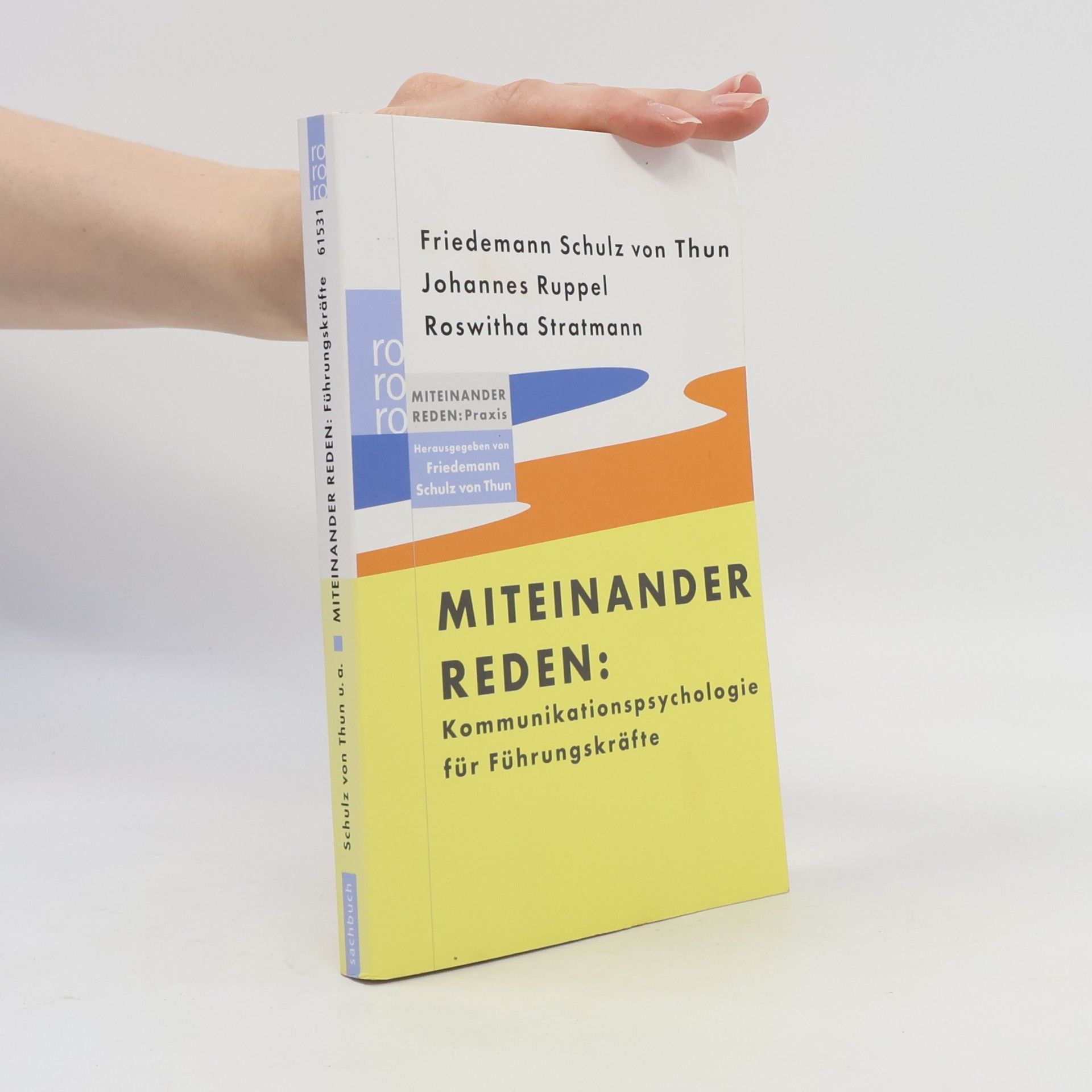 Friedemann Schulz von Thun Miteinander reden