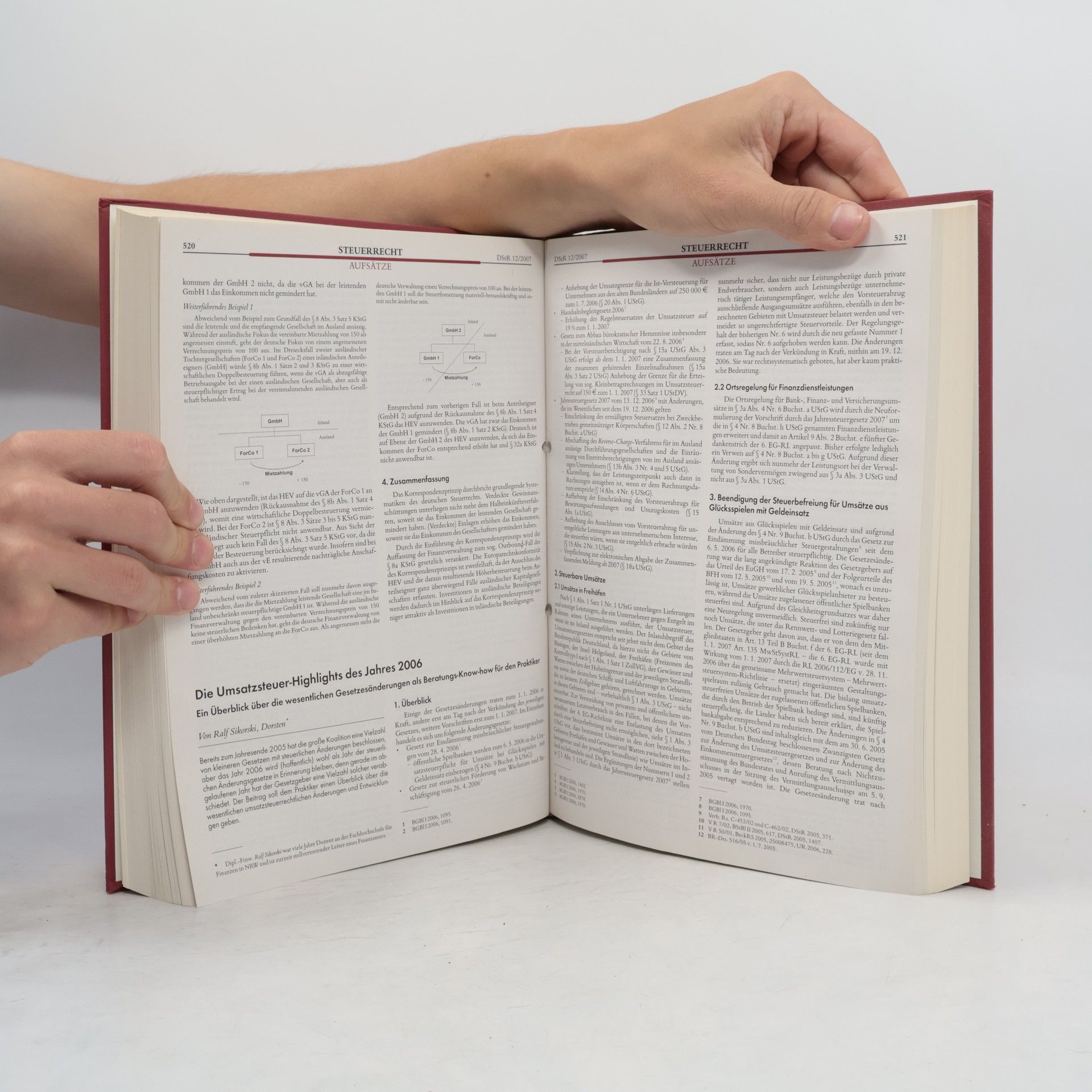 Autorenkollektiv Deutsches Steuerrecht. 2007/I.
