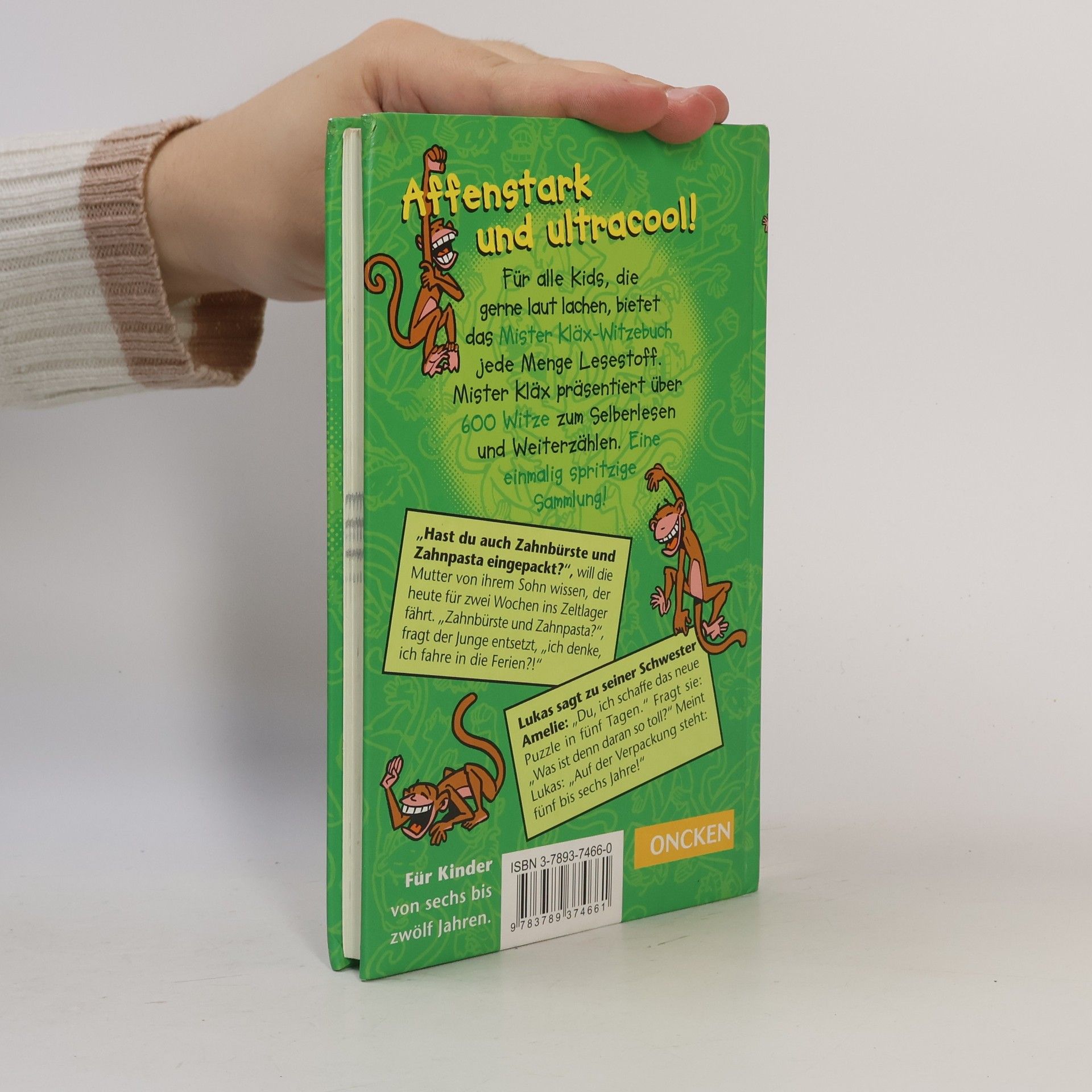 Annemarie Schmidt-Colinet Das affenstarke Mister-Kläx-Witzebuch