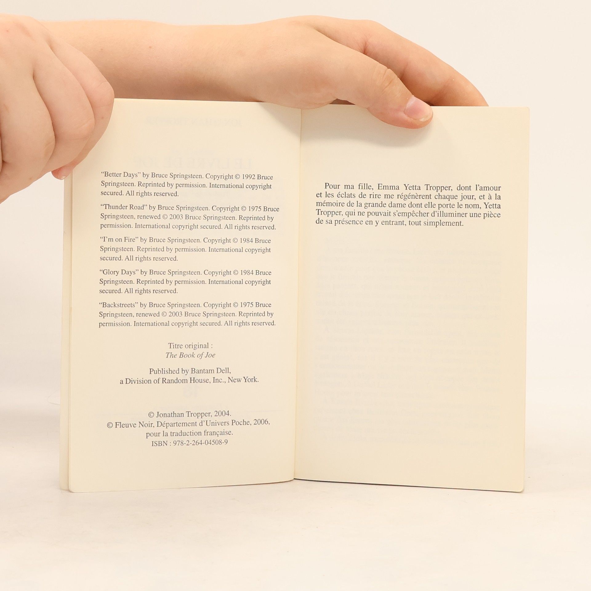Nathalie Peronny Le livre de Joe