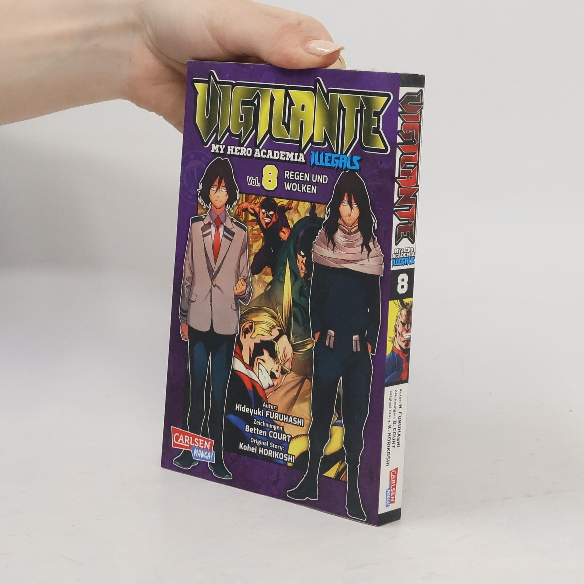Hidejuki Furuhaši Vigilante. My Hero Academia Illegals 8