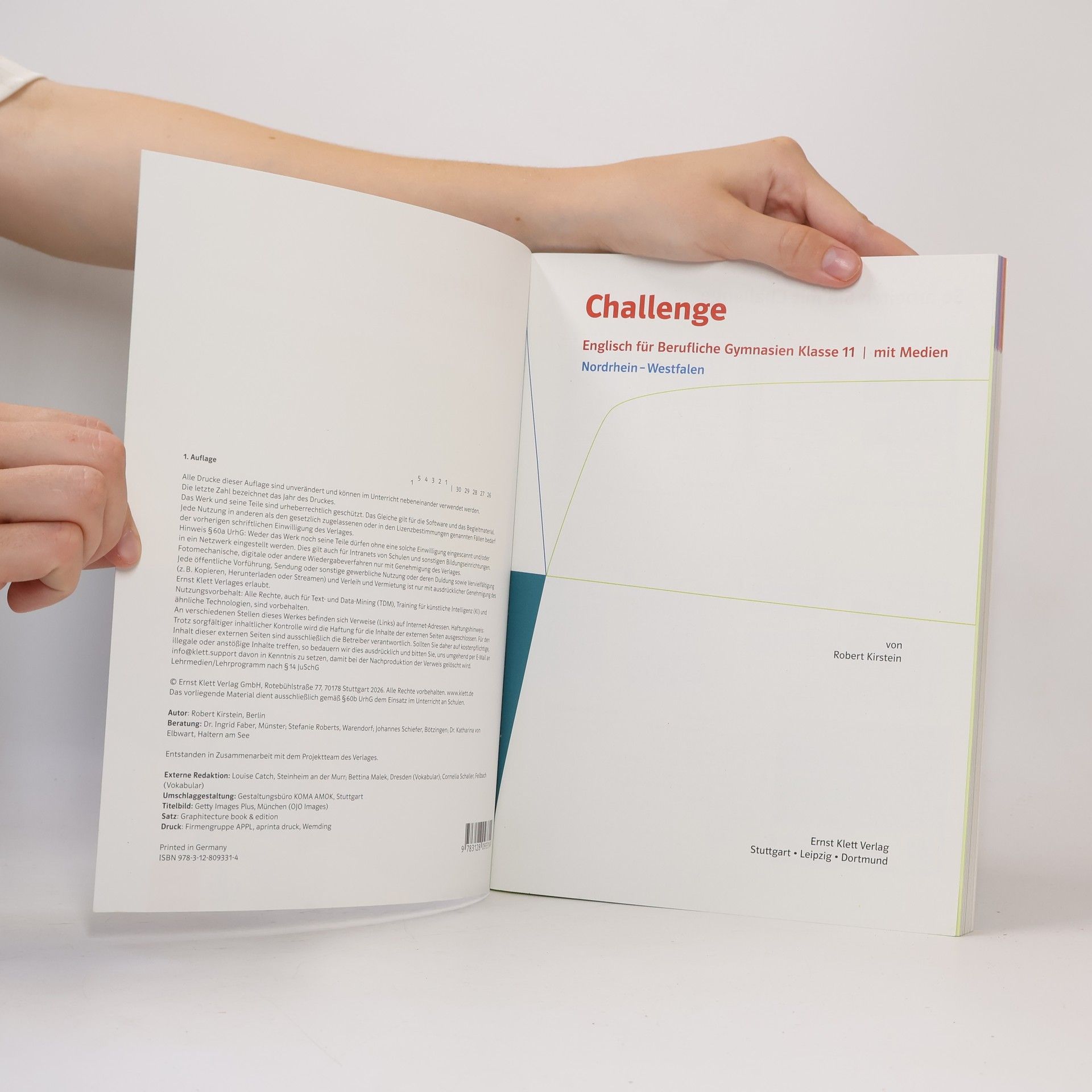 Challenge. Englisch für berufliche Gymnasien. Ausgabe Nordrhein-Westfalen: Schulbuch mit Medien Klasse 11