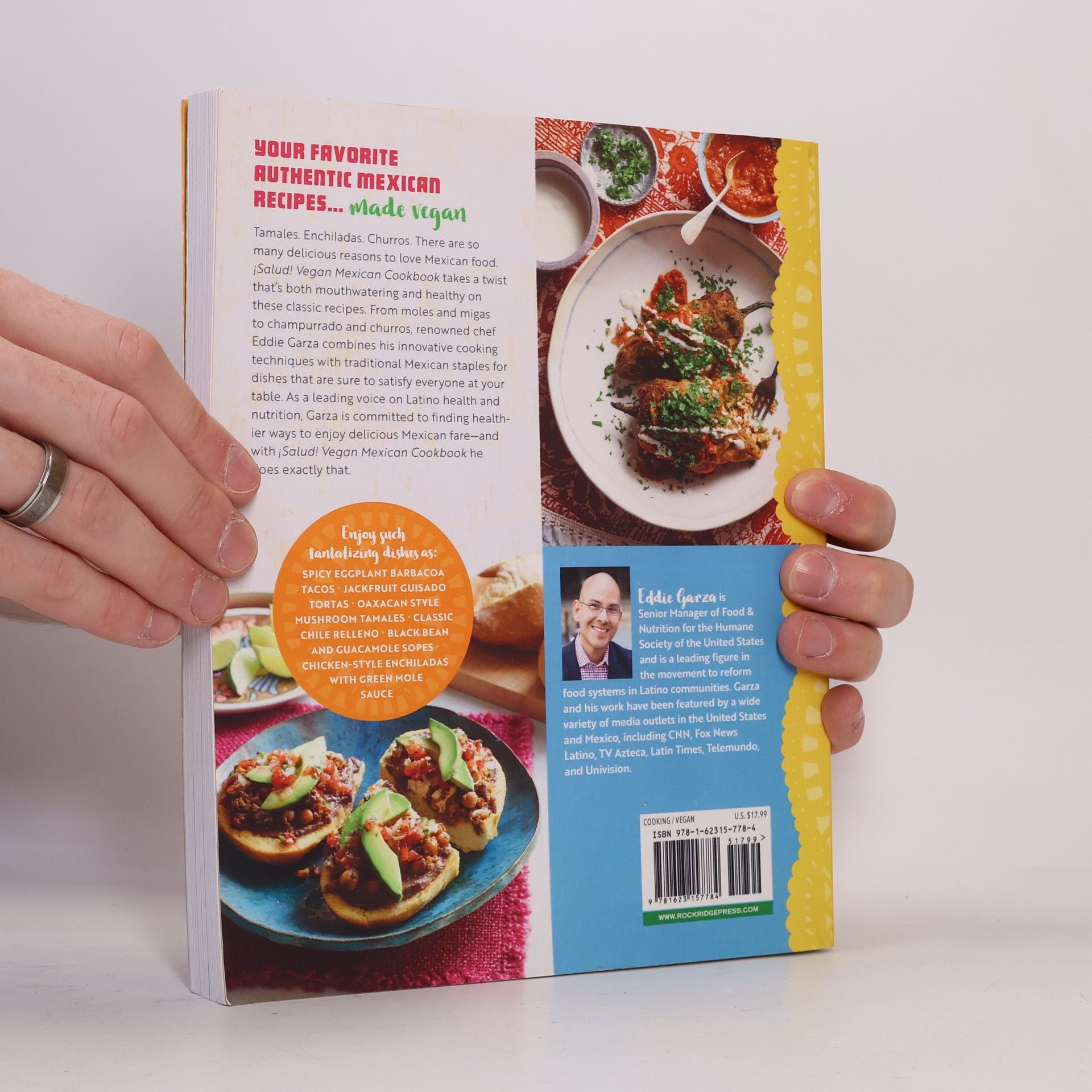 Eddie Garza ¡Salud! Vegan Mexican Cookbook