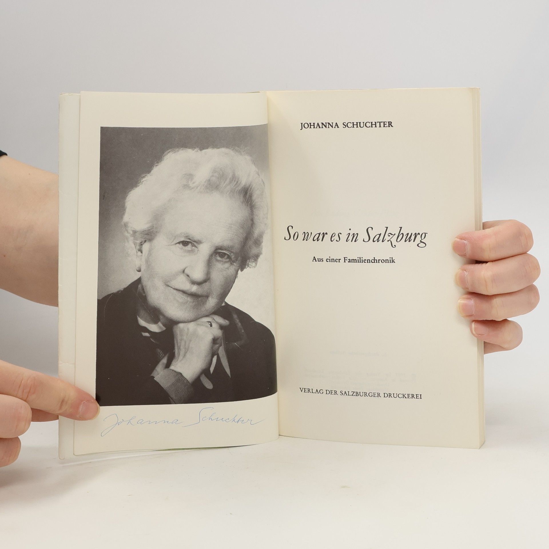 Johanna Schuchter So war es in Salzburg