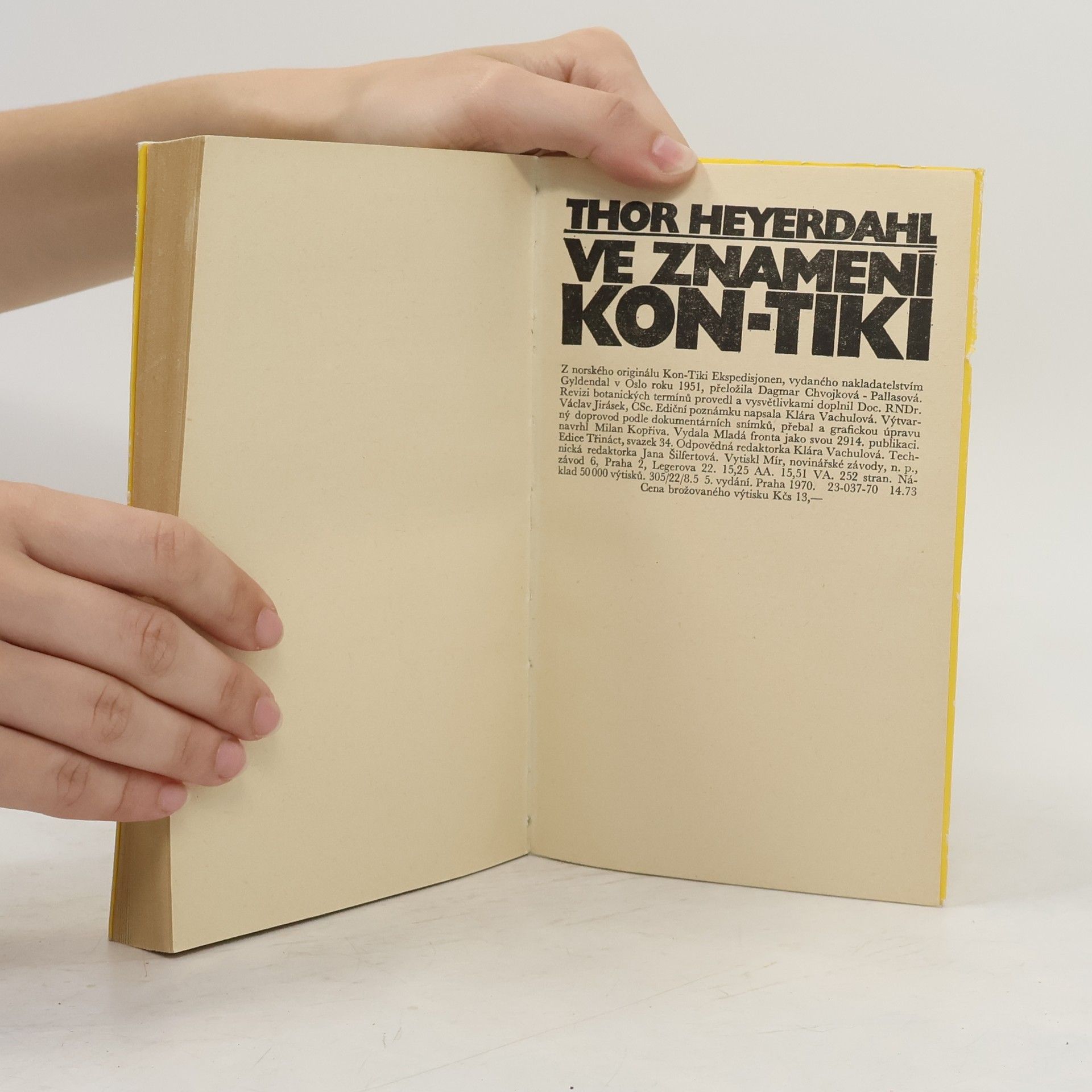 Thor Heyerdahl Ve znamení Kon-Tiki