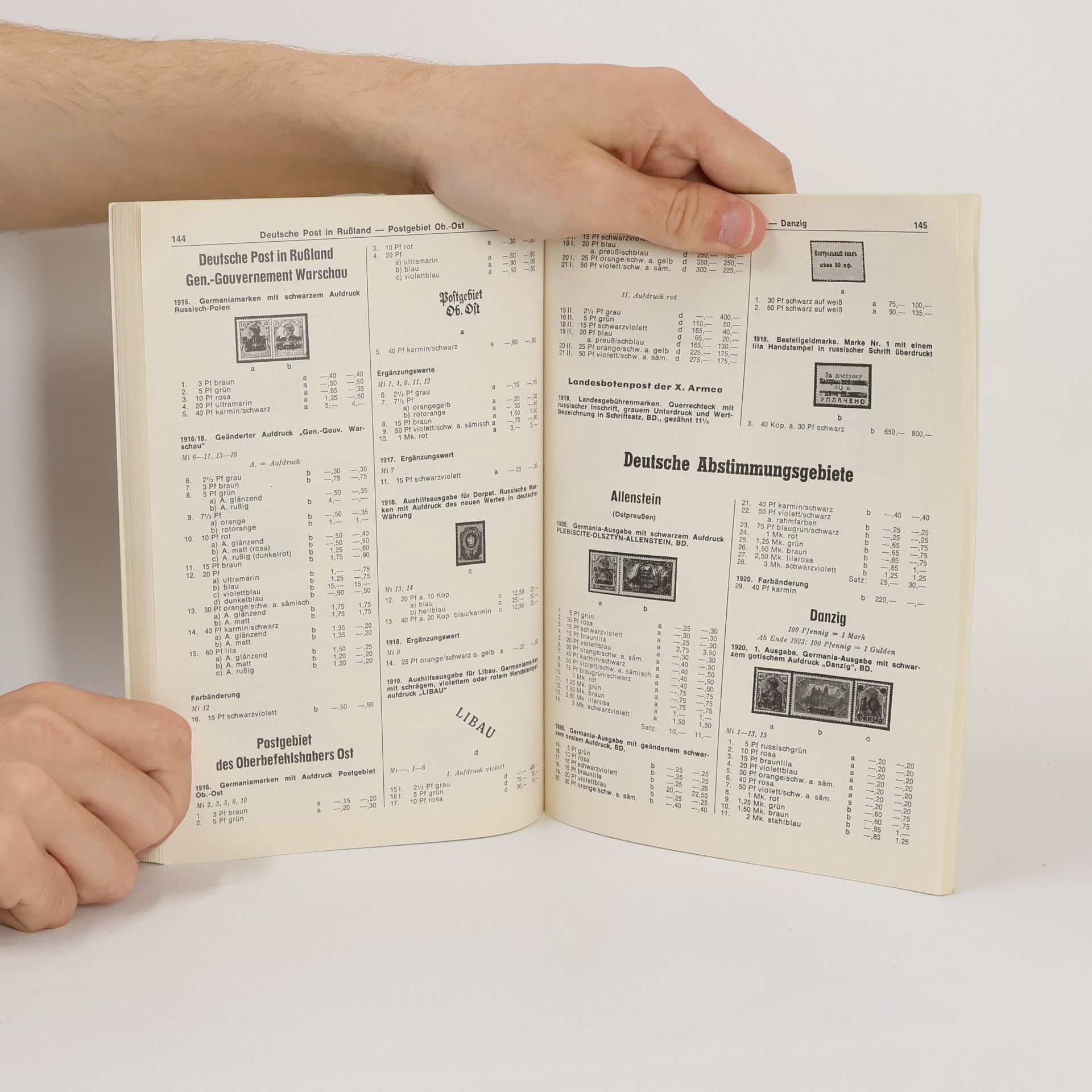 kolektiv Briefmarken-Katalog Deutschland 1968