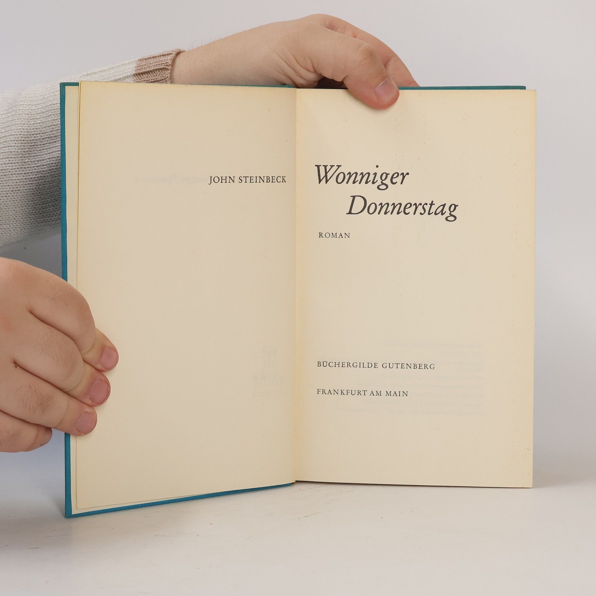 John Steinbeck Wonniger Donnerstag