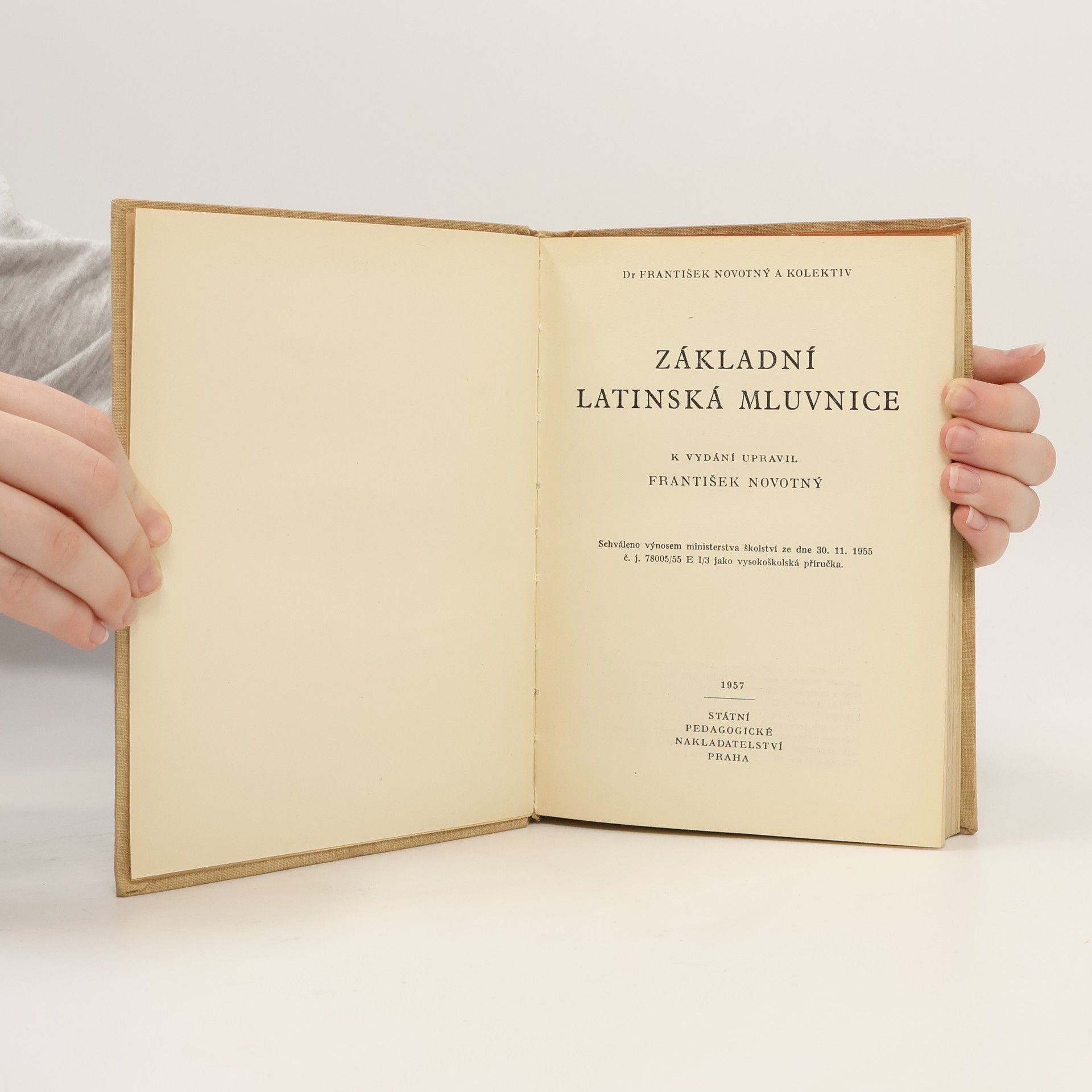 František Novotný Základní latinská mluvnice