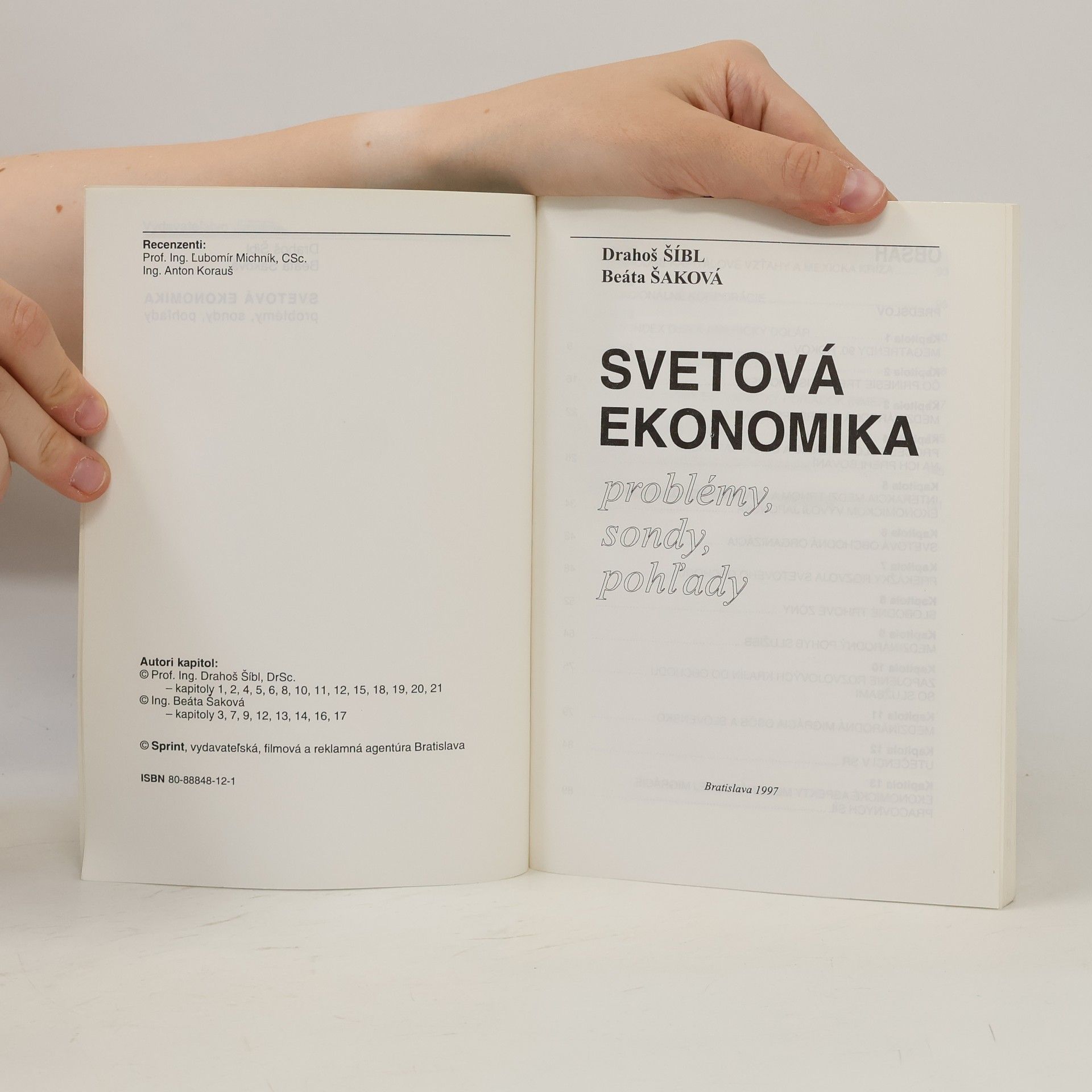 Drahoš Šíbl Svetová ekonomika