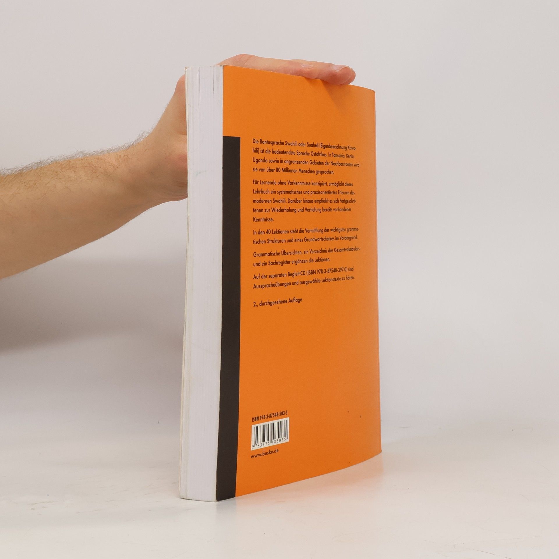 Beat Wandeler Lehrbuch des Swahili für Anfänger