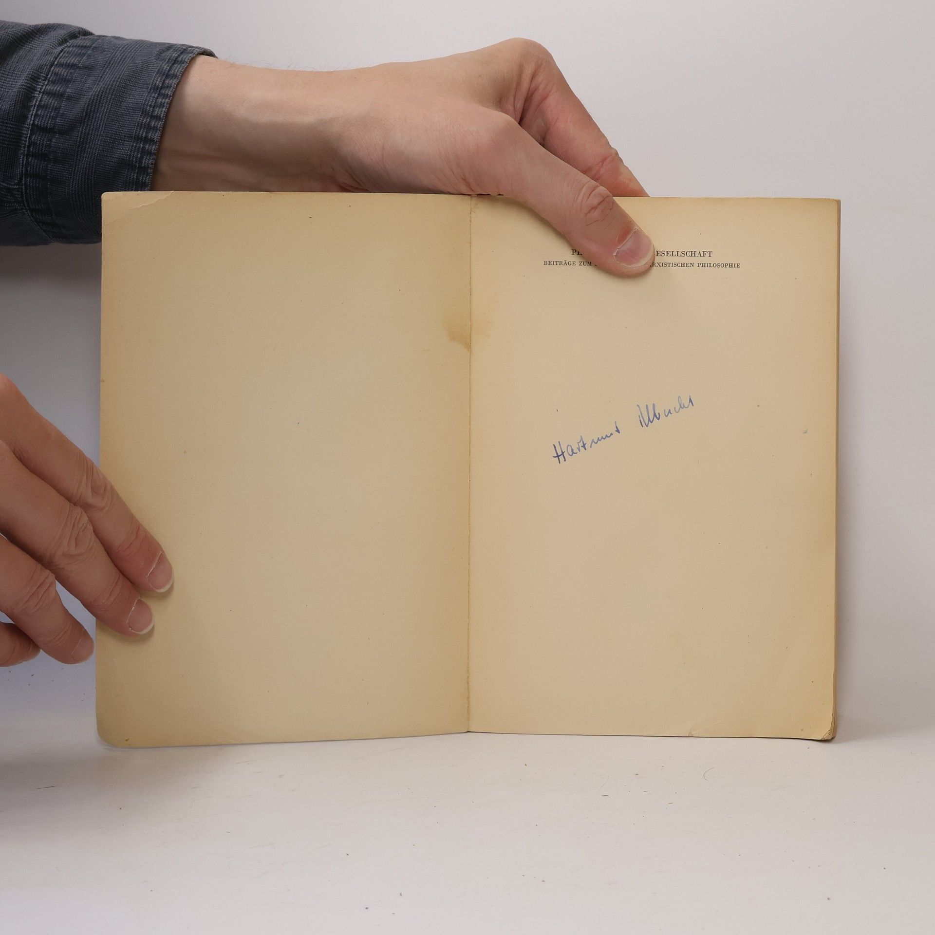 Werner Pfoh Philosophie und Gesellschaft: Beiträge zum Studium der marxistischen Philosophie