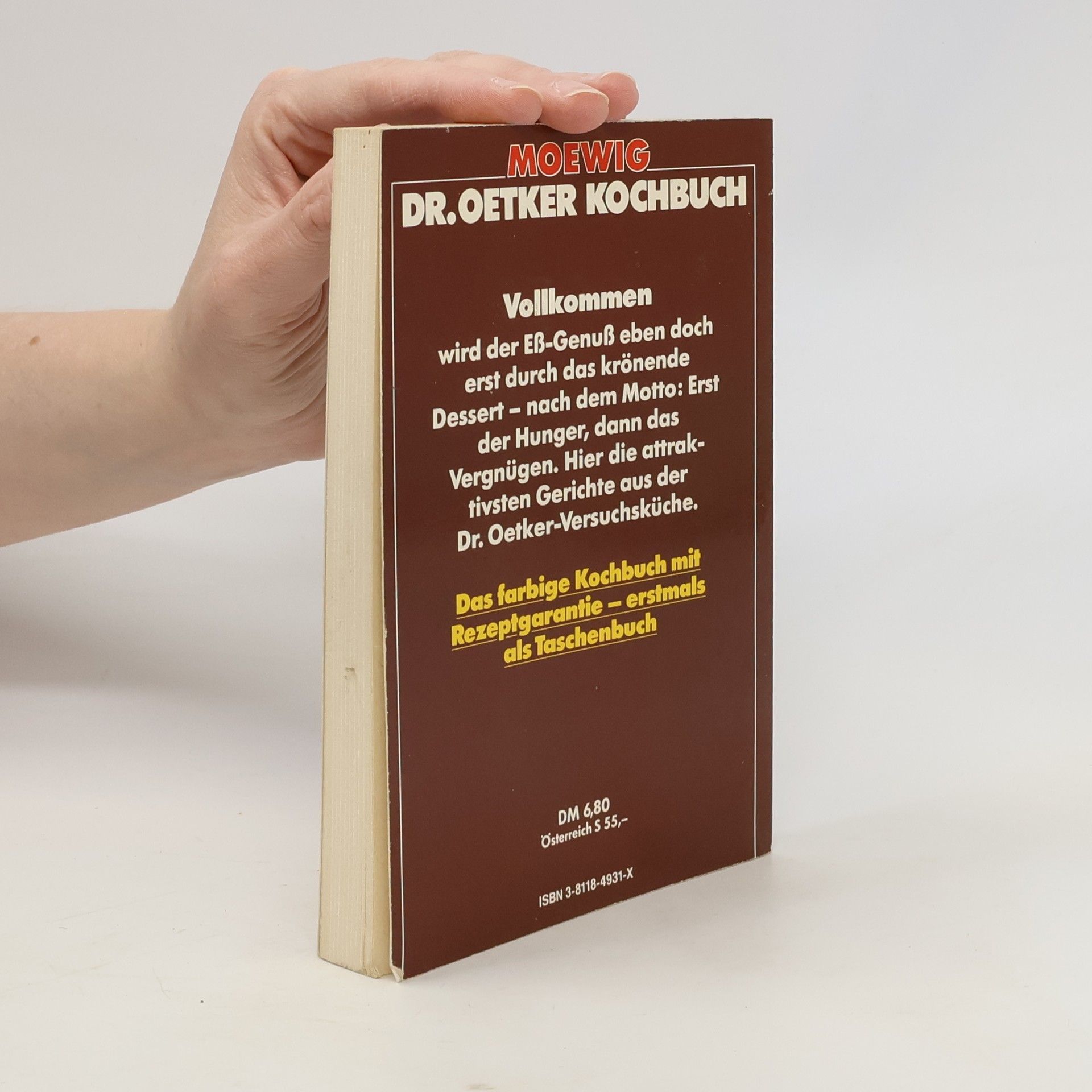 Dr. August Oetker Die süsse Küche