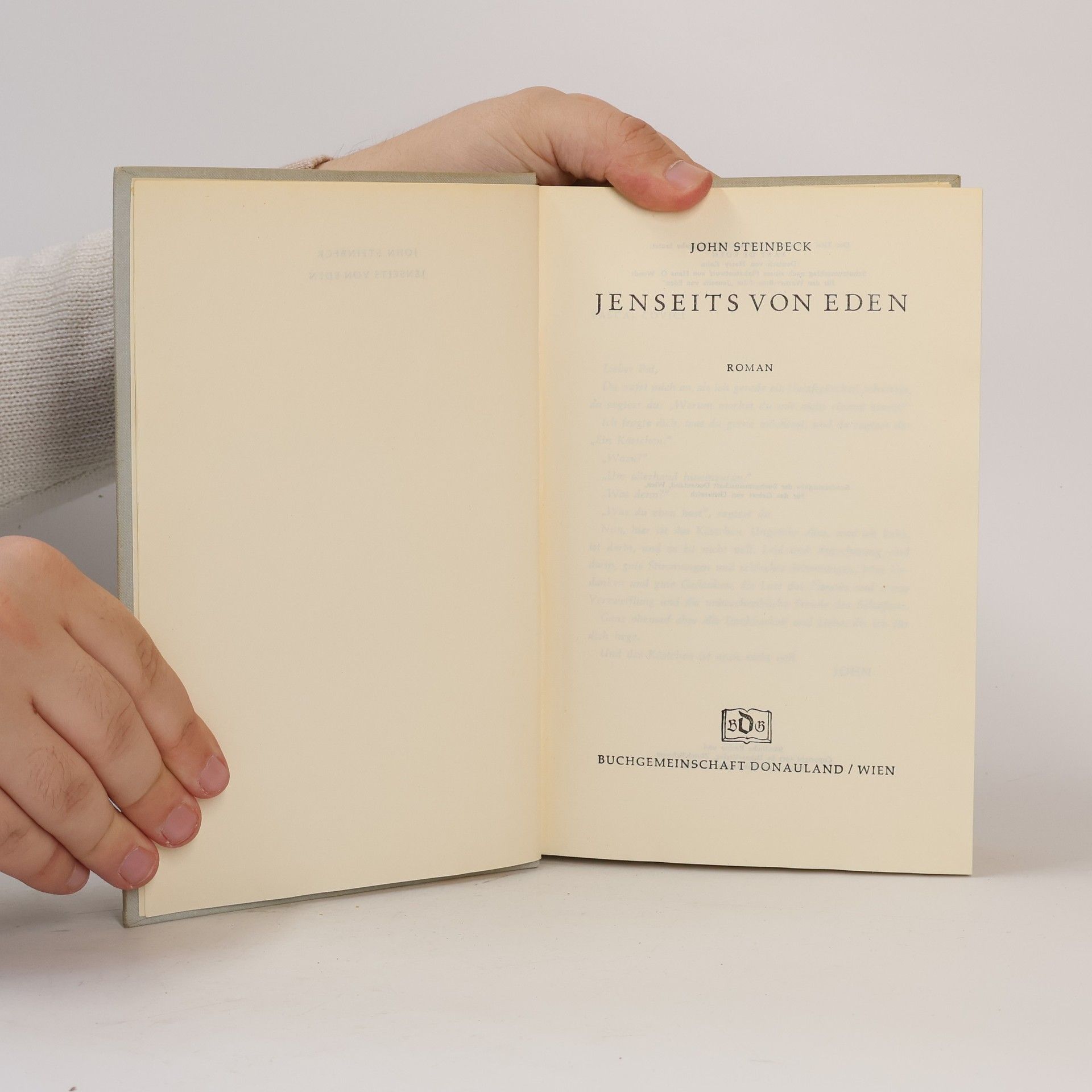 John Steinbeck Jenseits von Eden