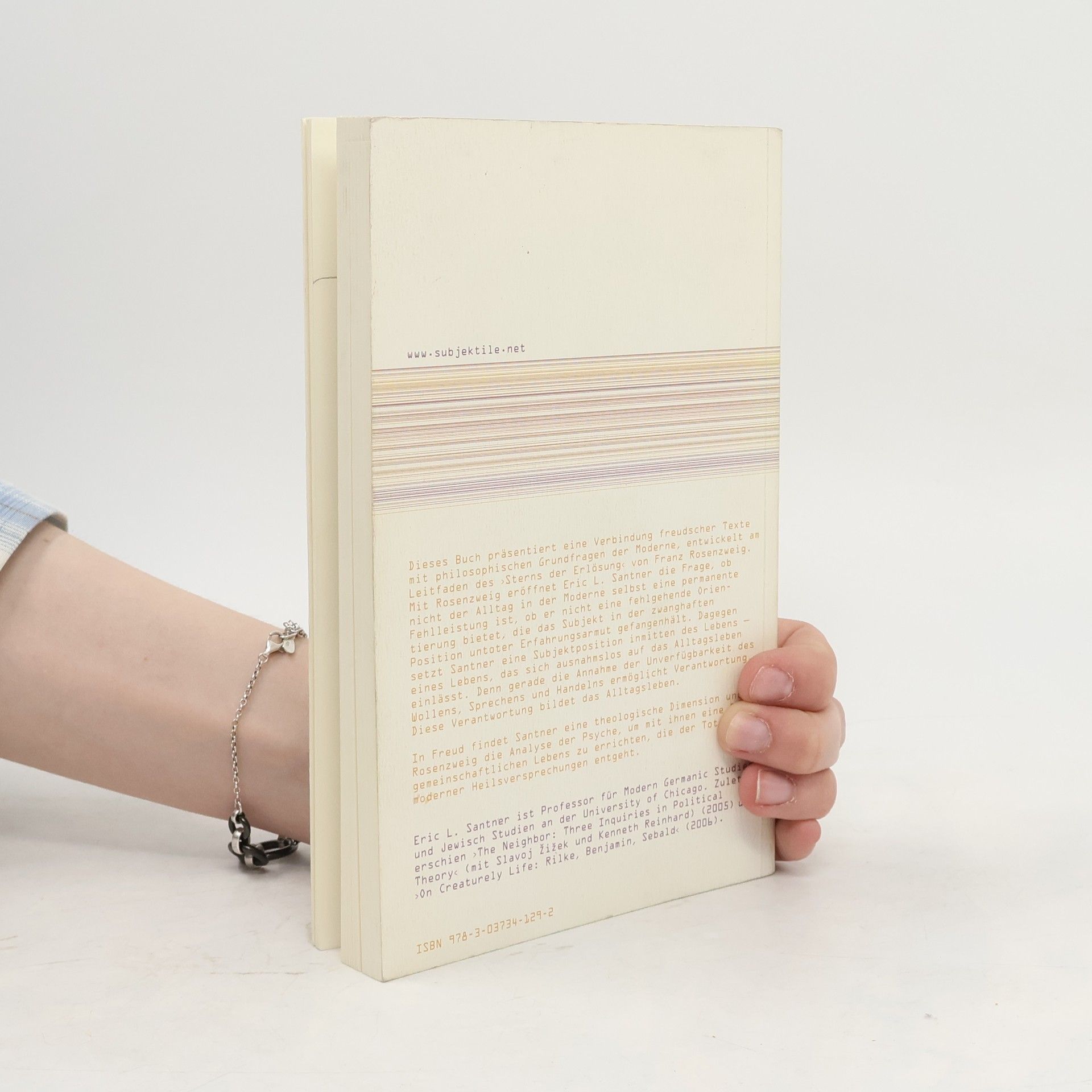 Eric Santner Subjektile: Zur Psychotheologie des Alltagslebens