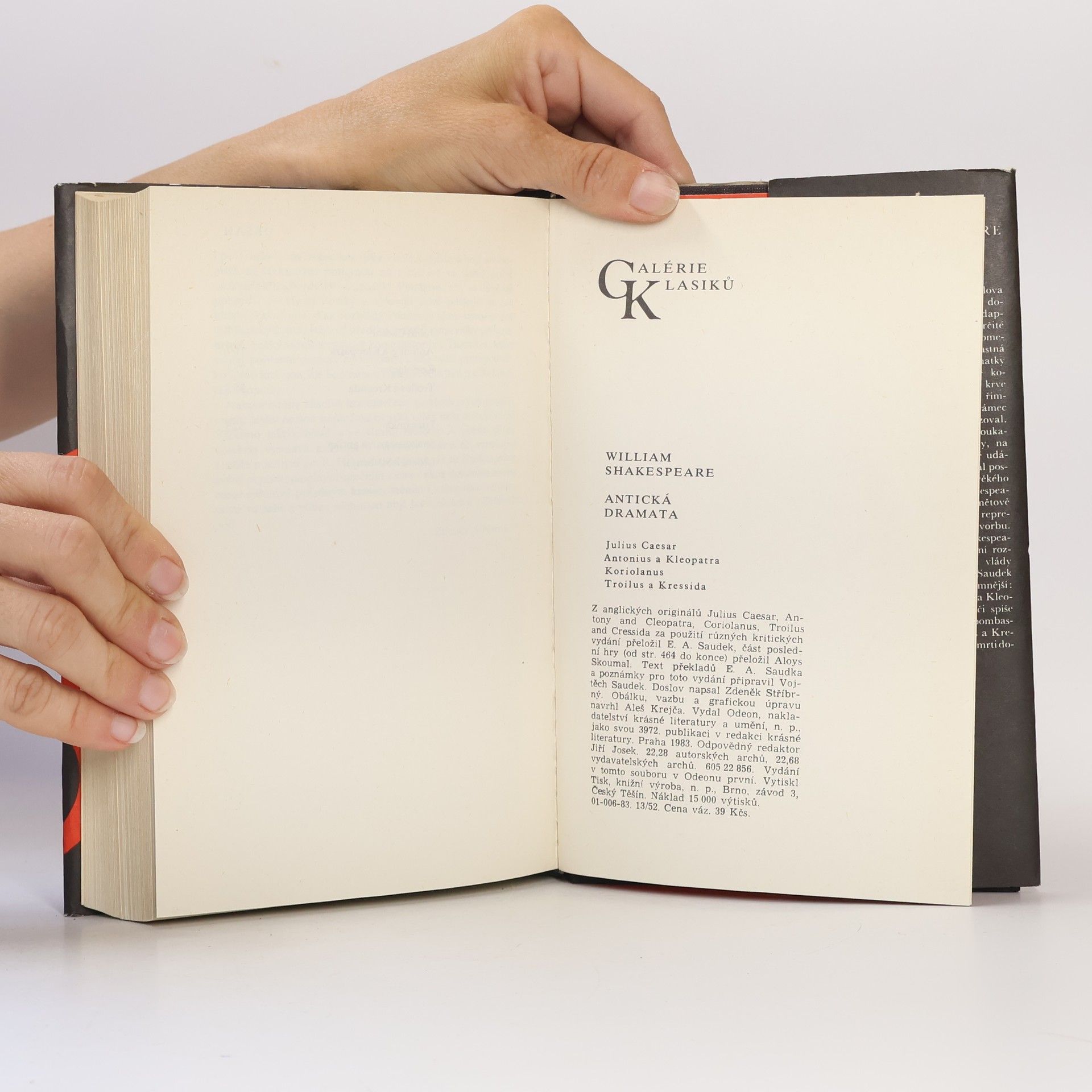 William Shakespeare Antická dramata