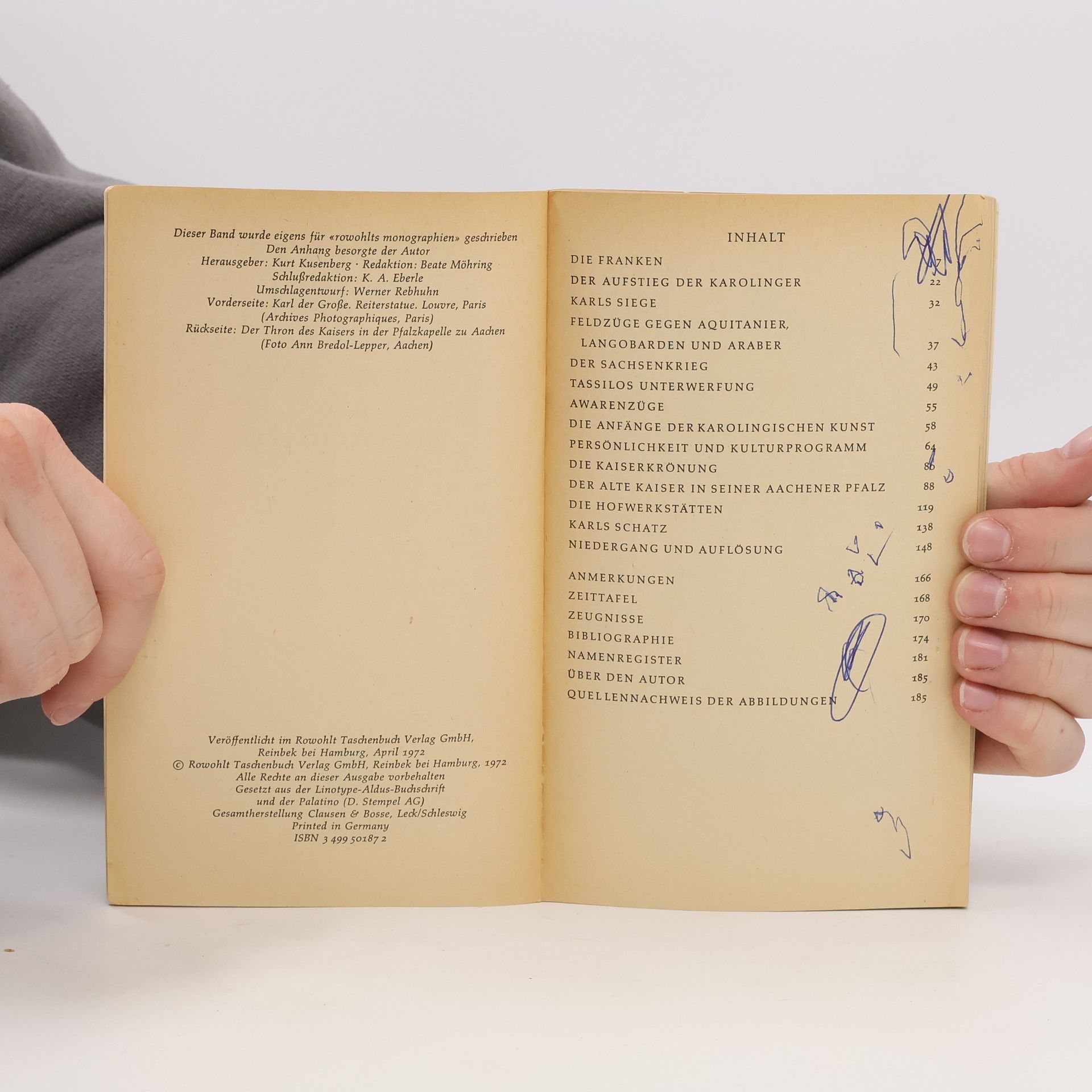 Wolfgang Braunfels Karl der Grosse in Selbstzeugnissen und Bilddokumenten