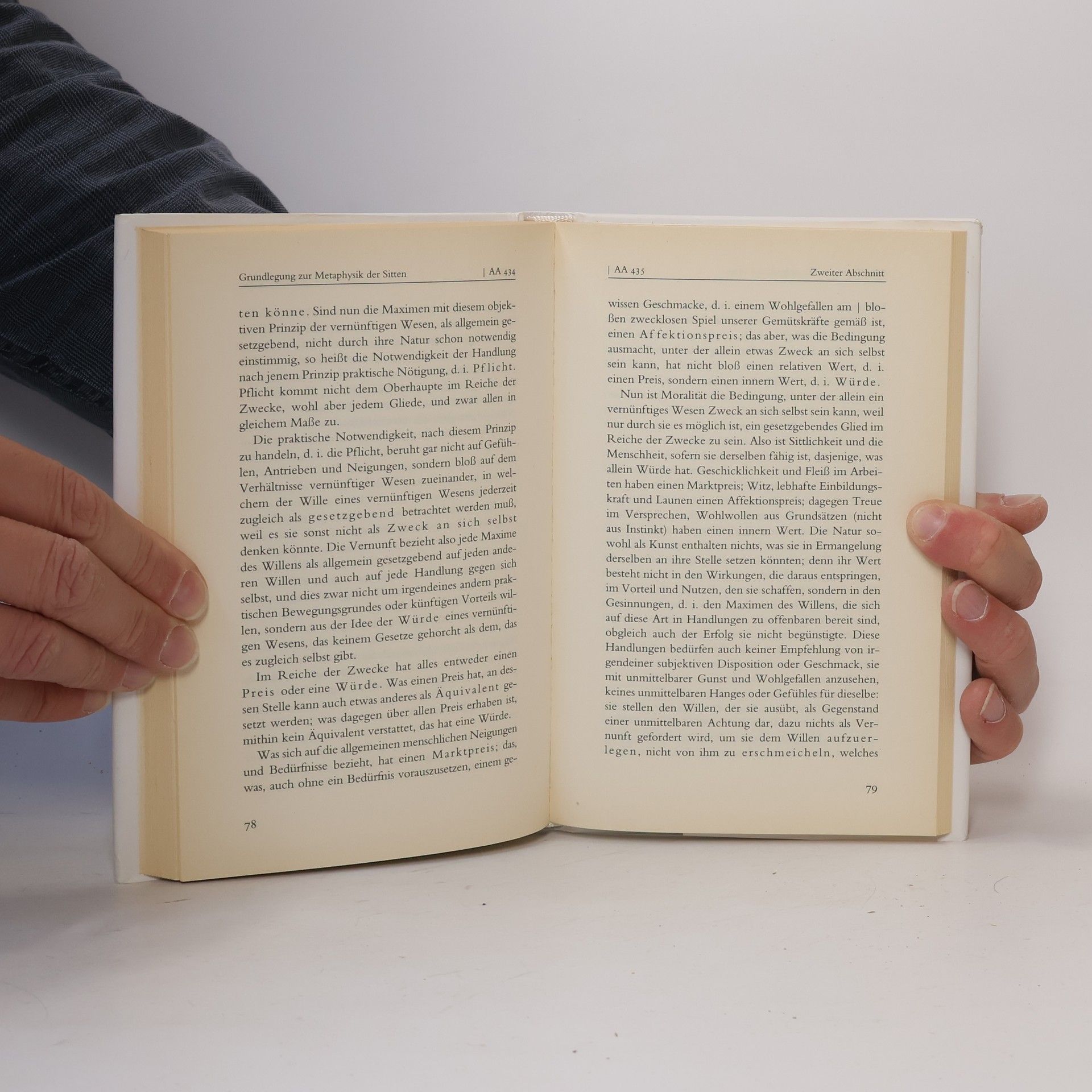 Immanuel Kant Grundlegung zur Metaphysik der Sitten