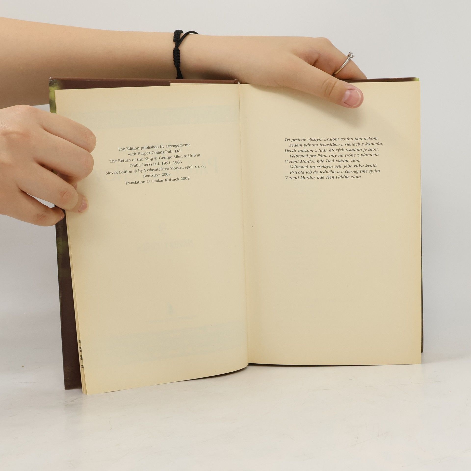 J. R. R. Tolkien Pán prsteňov 3. Návrat kráľa