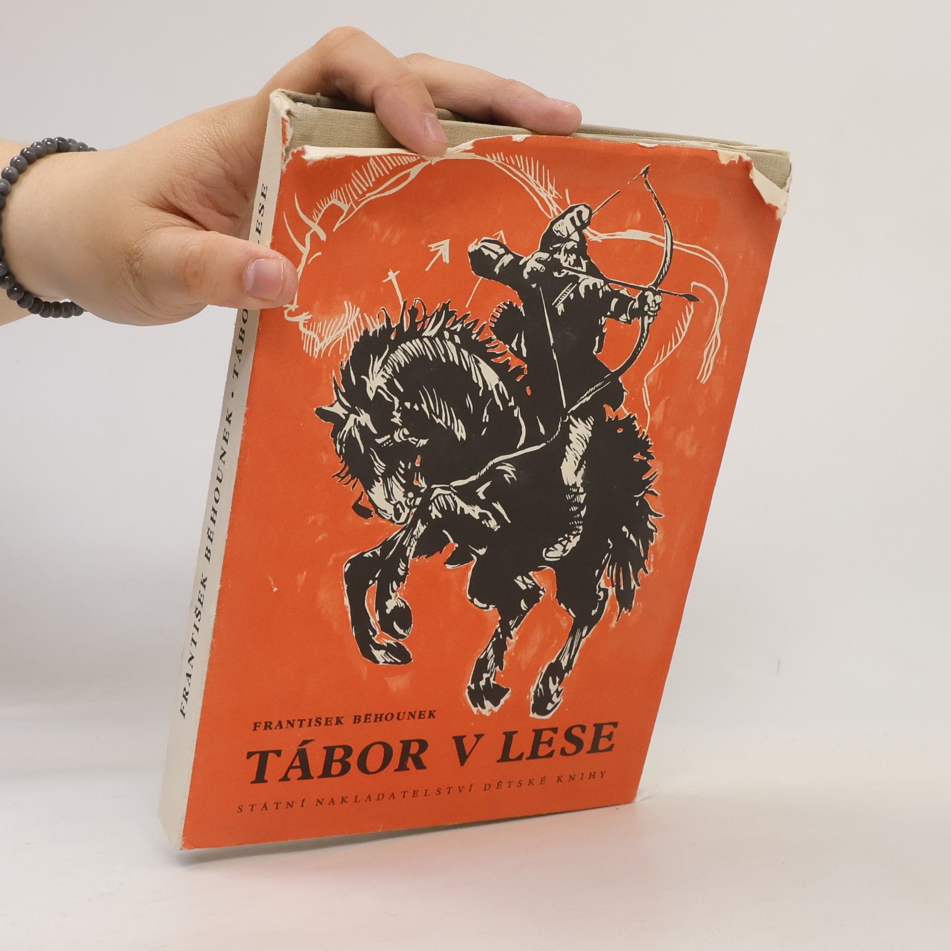 František Běhounek Tábor v lese