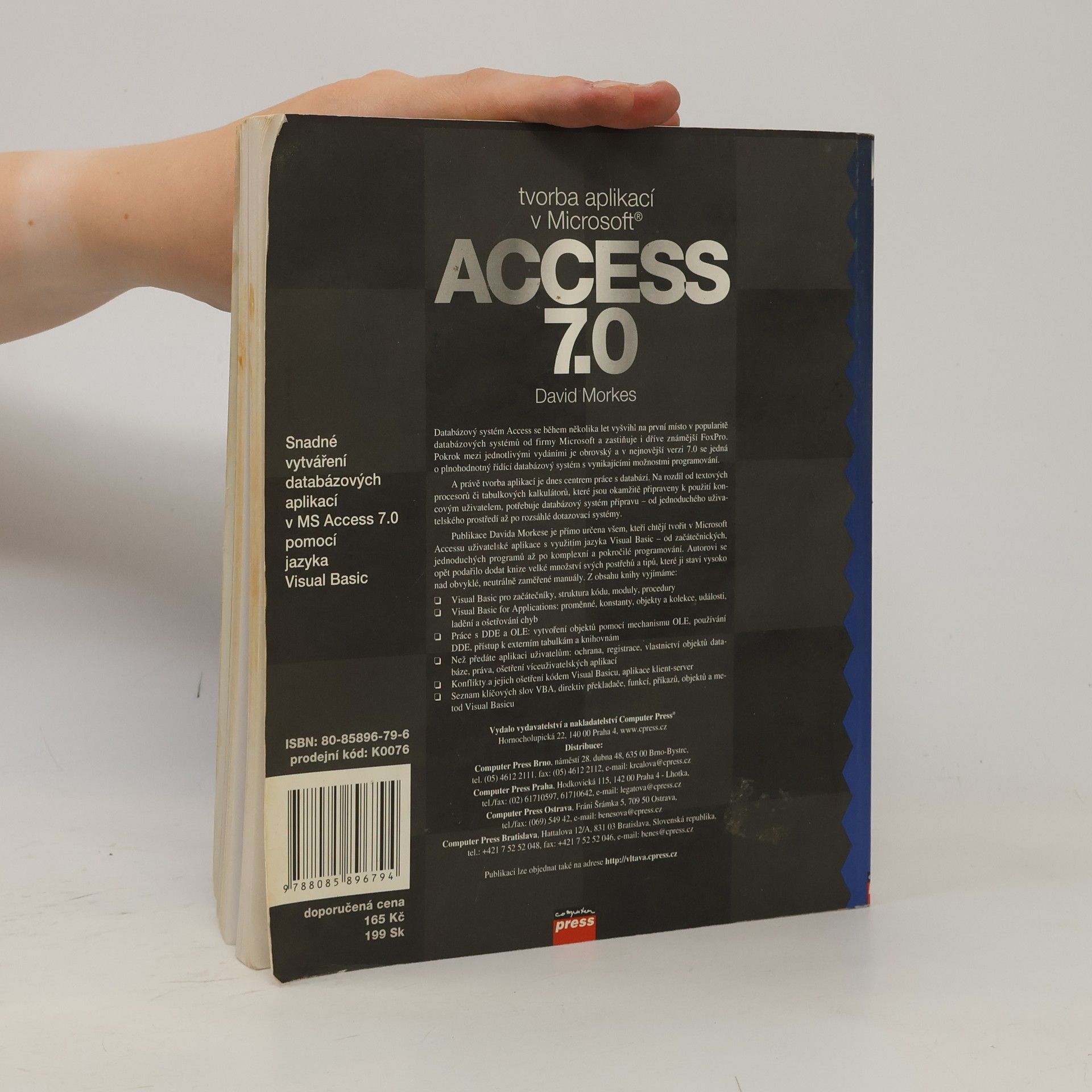 David Morkes Tvorba aplikací v Microsoft Access 7.0