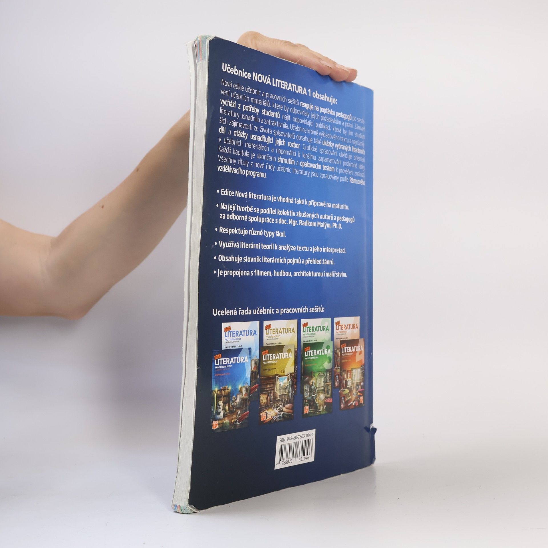 AA.VV. Nová literatura pro střední školy s ukázkami literárních děl. Učebnice pro 1. ročník