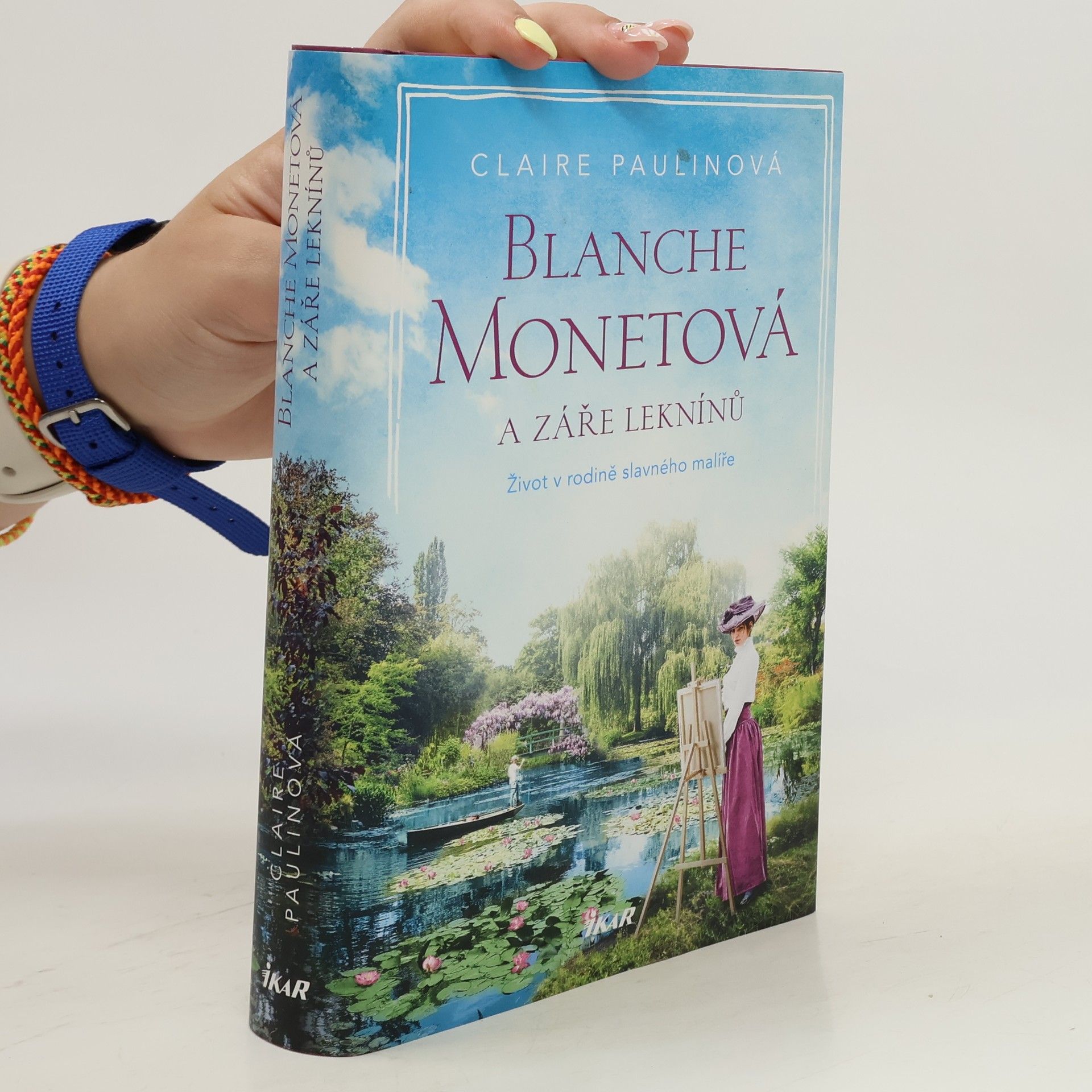 Claire Paulin Blanche Monetová a záře leknínů