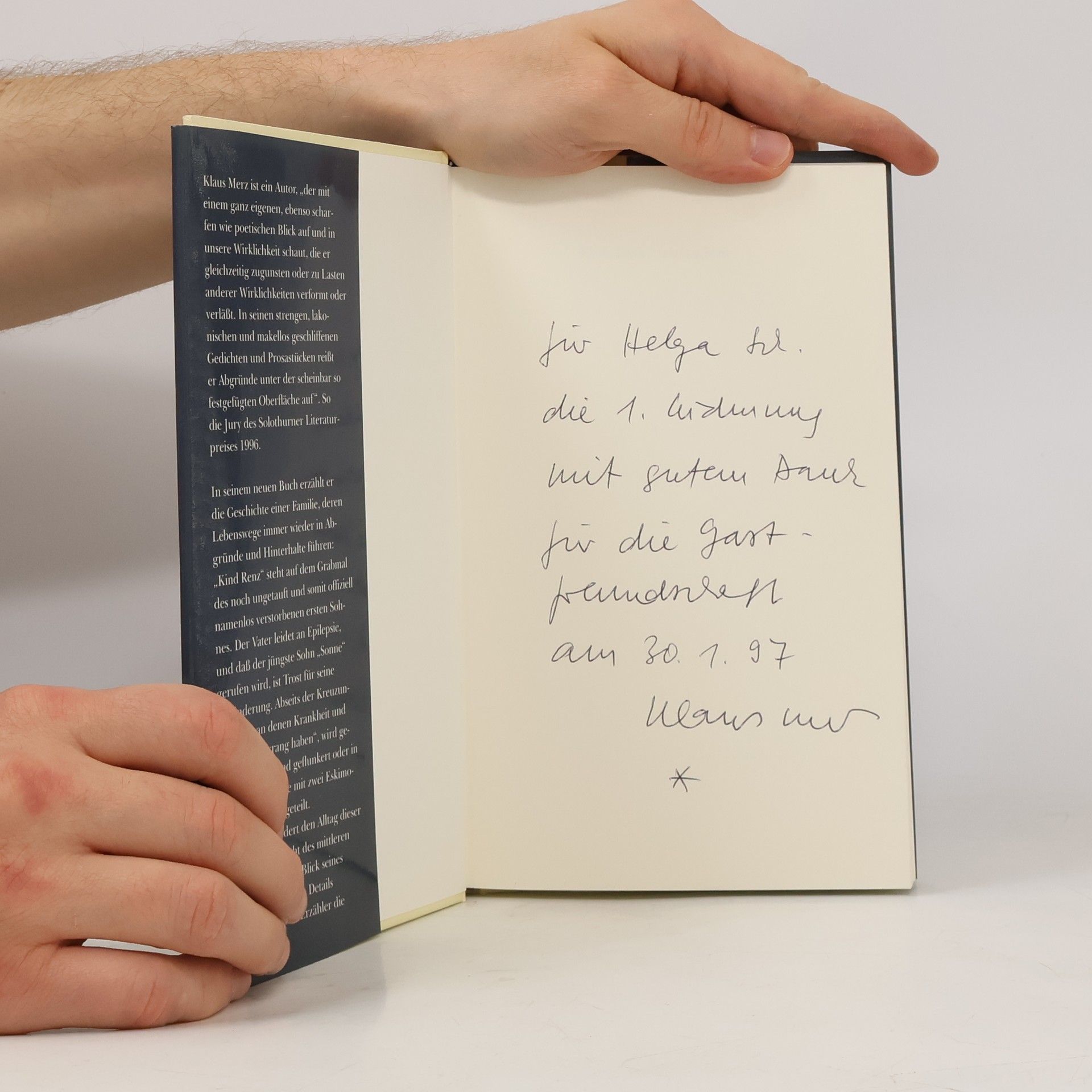 Klaus Merz Jakob schläft