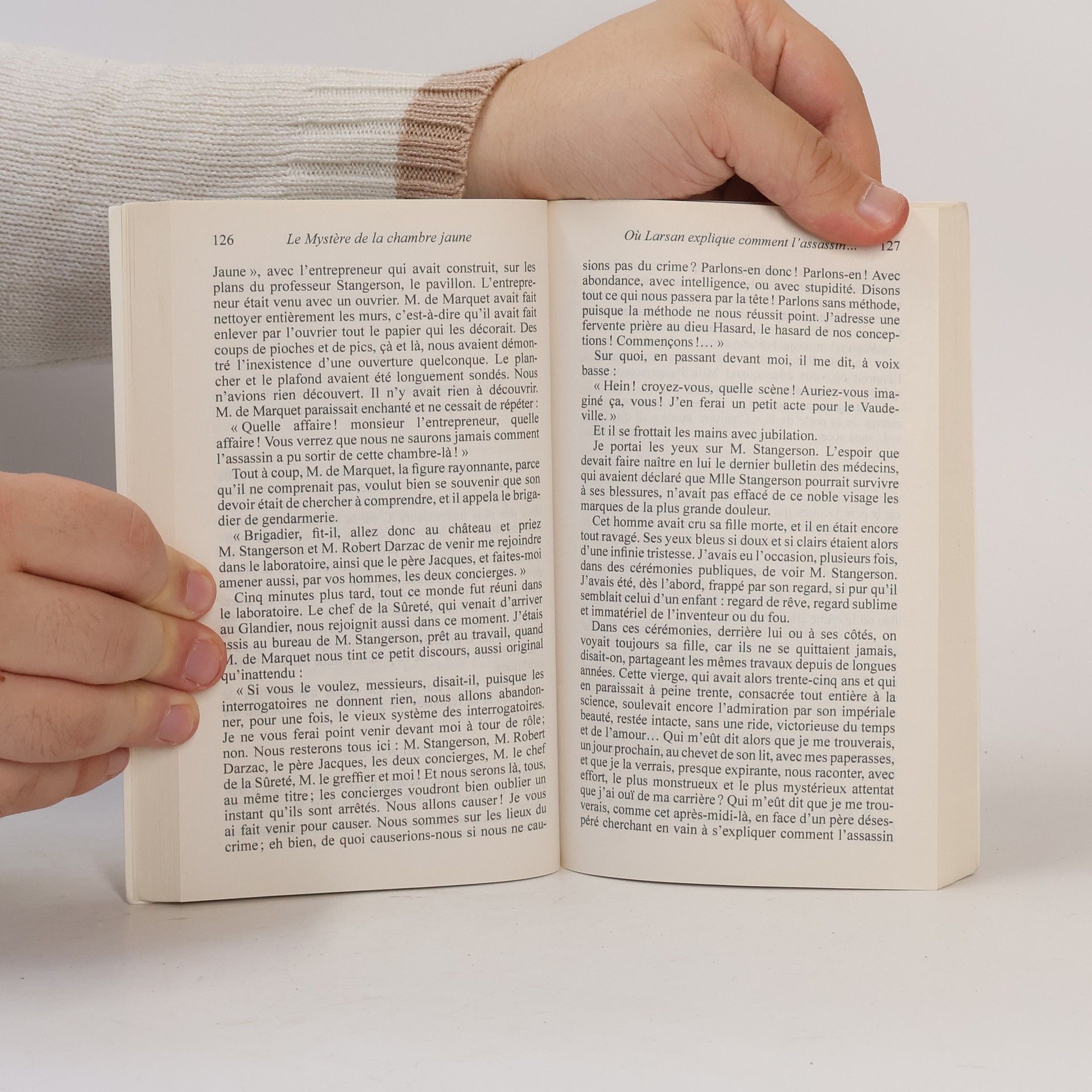 Gaston Leroux Le Mystère de la chambre jaune. Das Geheimnis des gelben Zimmers, französische Ausgabe