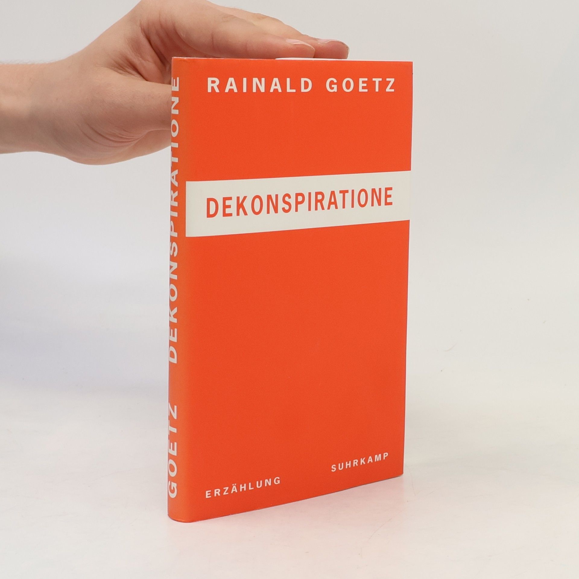 Rainald Goetz Dekonspiratione