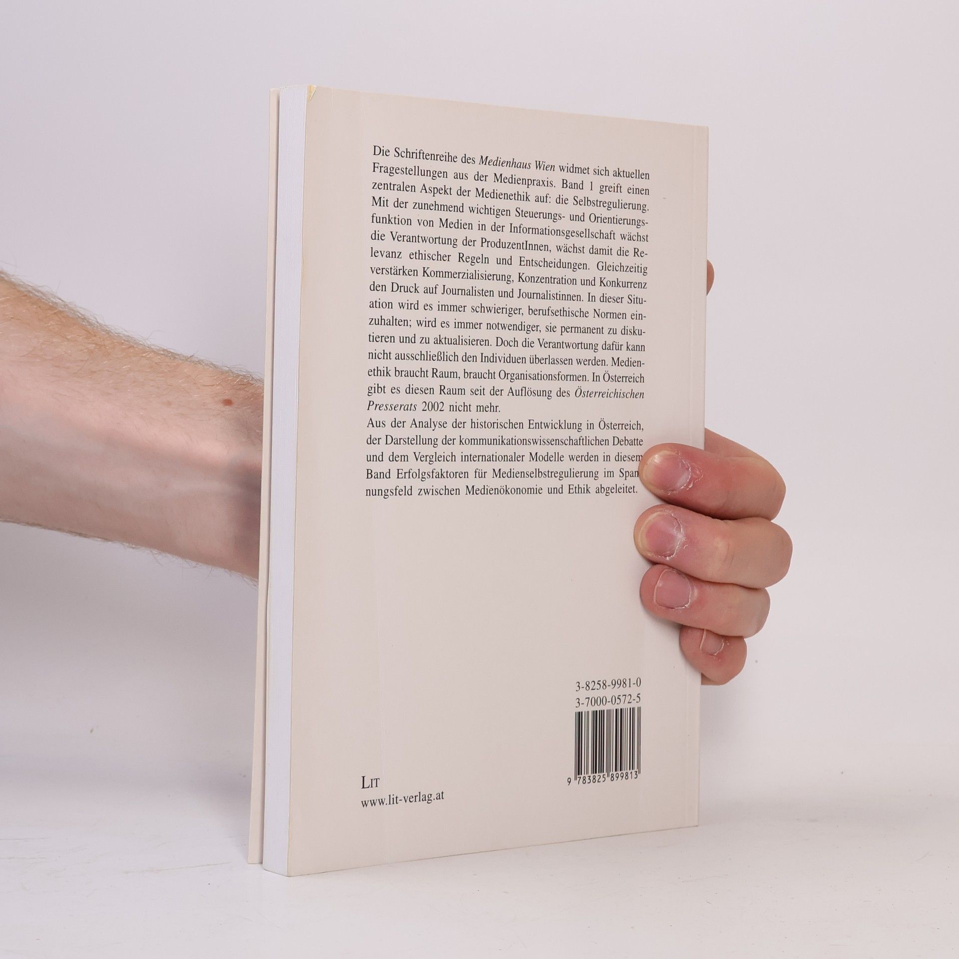 Franzisca Gottwald Schriftenreihe des Medienhaus Wien: Medienselbstregulierung zwischen Ökonomie und Ethik