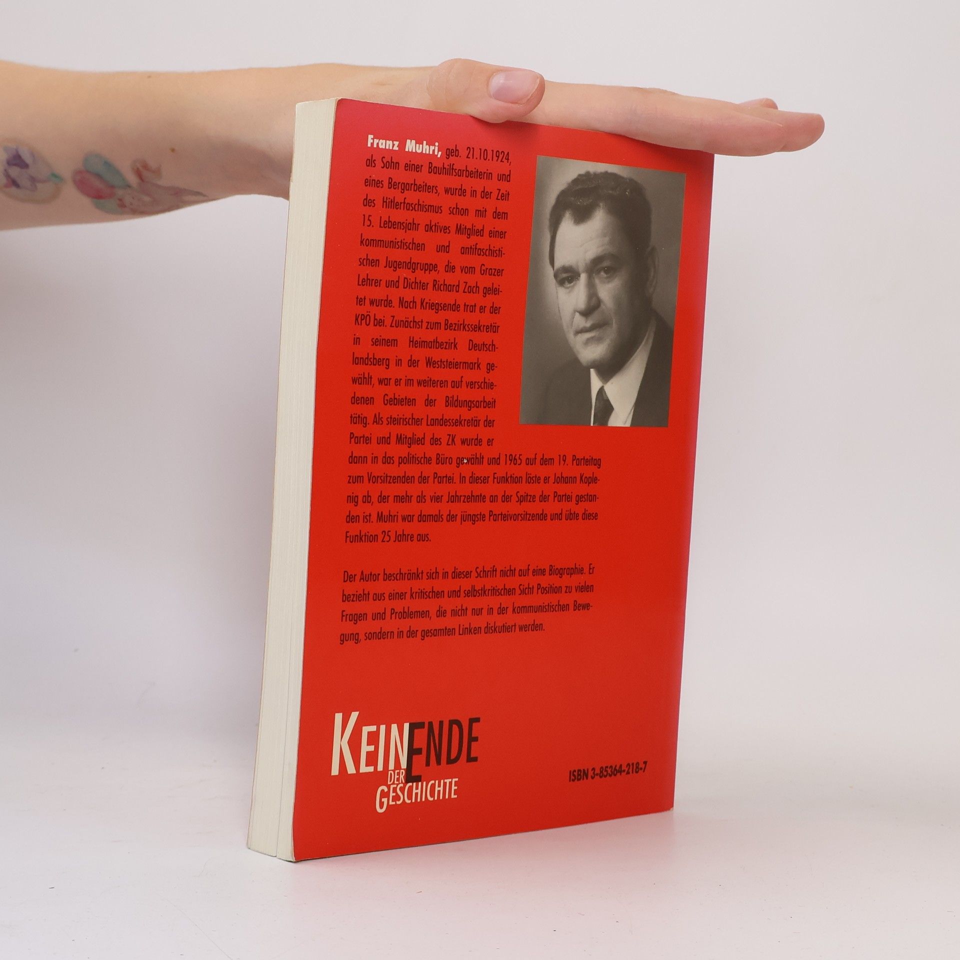 Franz Muhri Kein Ende der Geschichte