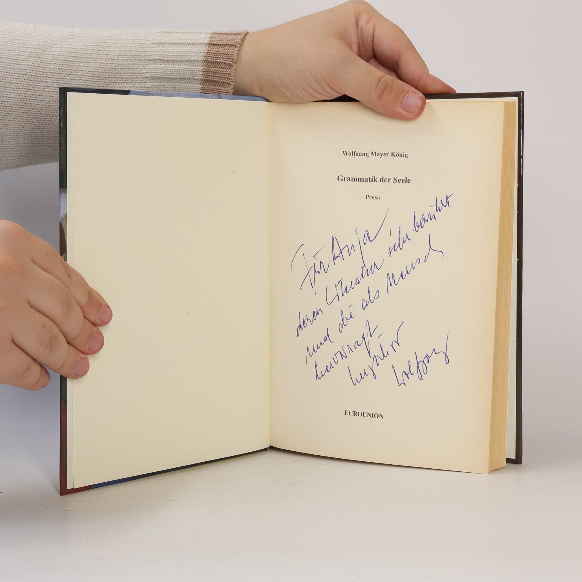 Wolfgang Mayer Grammatik der Seele