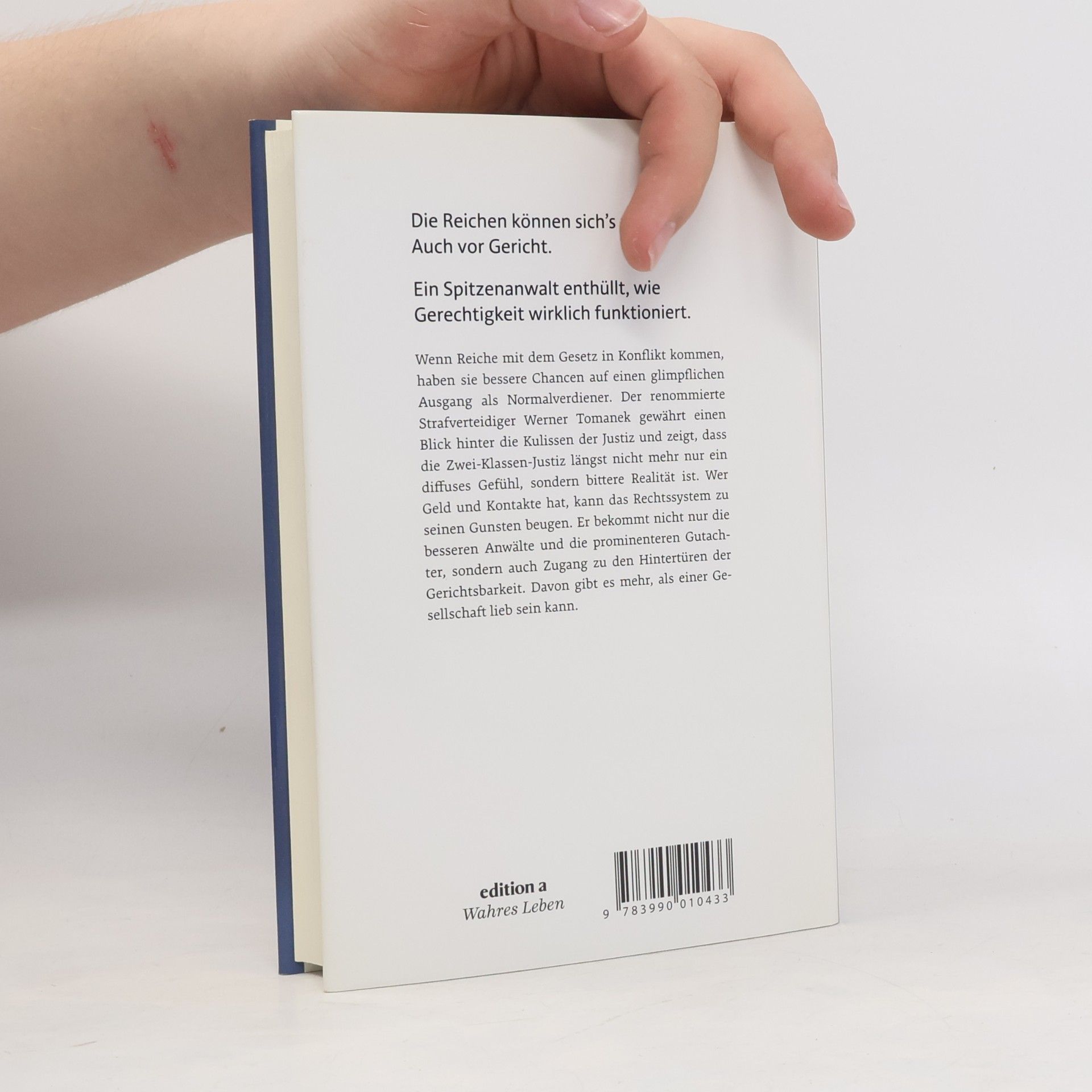 Werner Tomanek Die Zwei Klassen Justiz