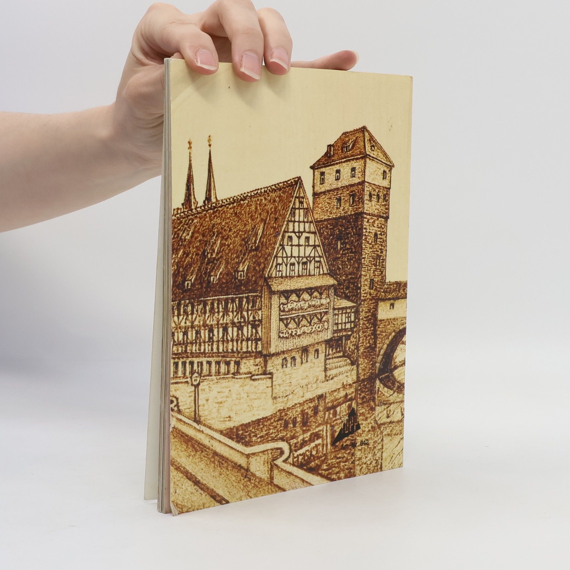Rudolf Lumm Brandmalkunst auf Holz. Leder und Kork