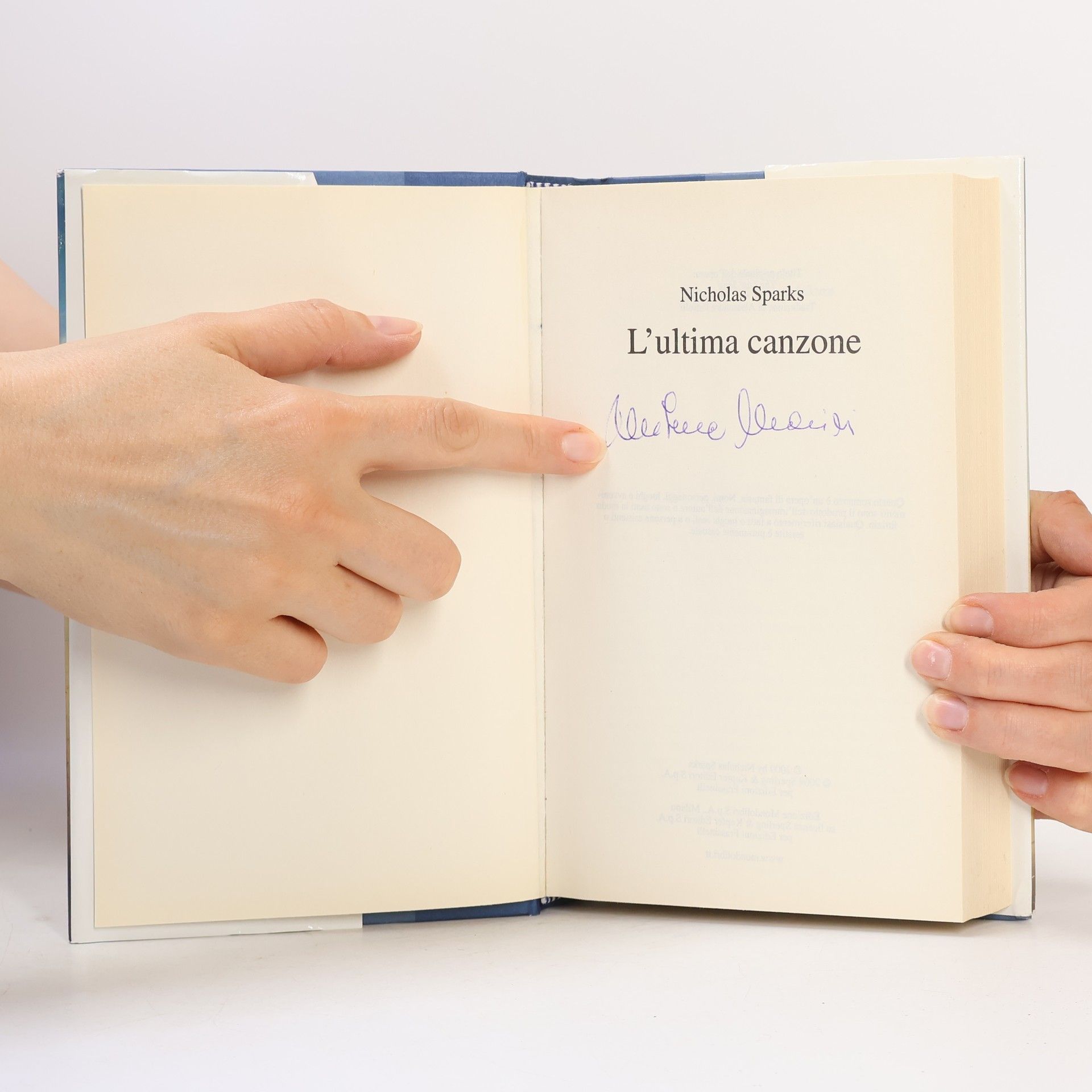 Nicholas Sparks L'ultima canzone