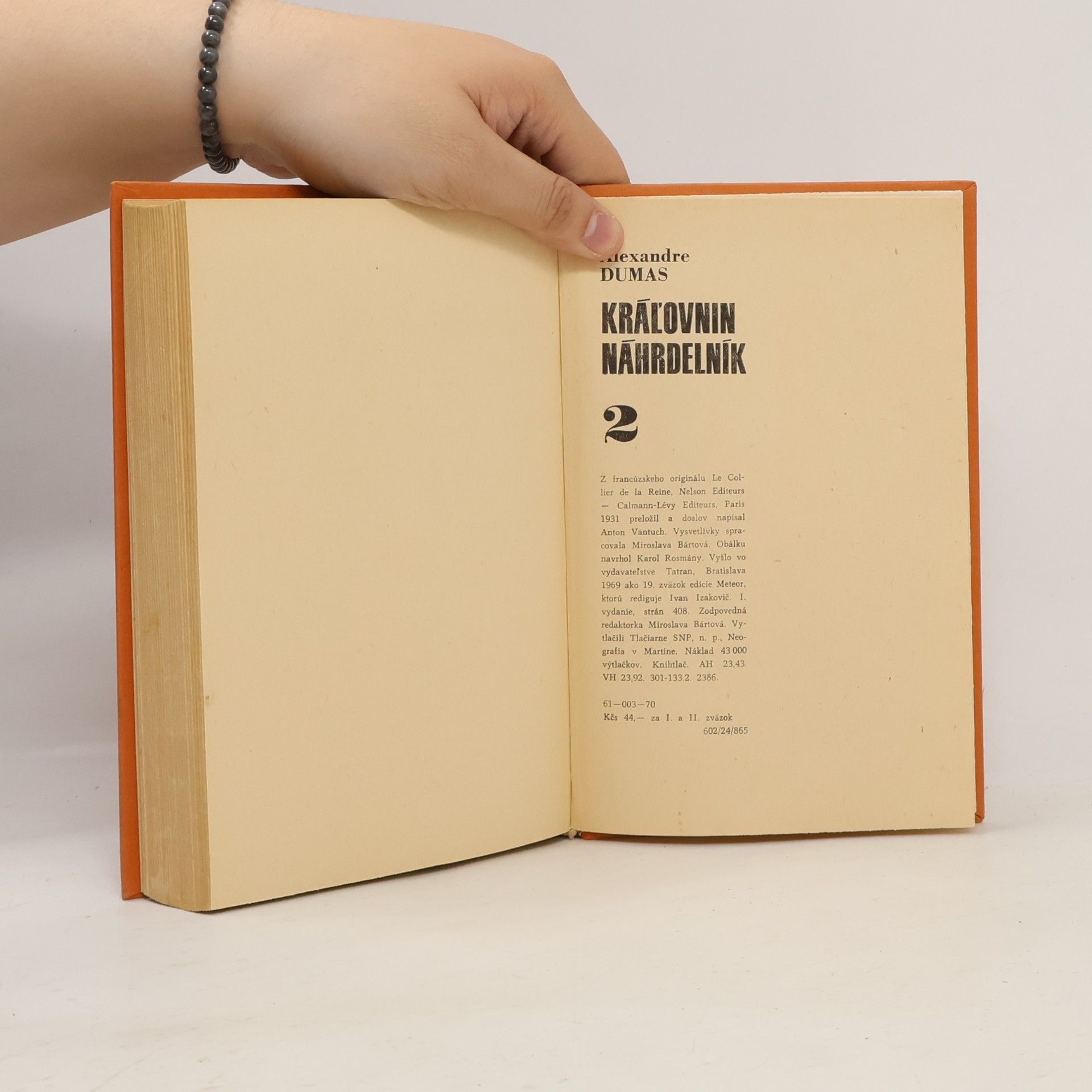 Alexandre Dumas der Ältere Kráľovnin náhrdelník 2