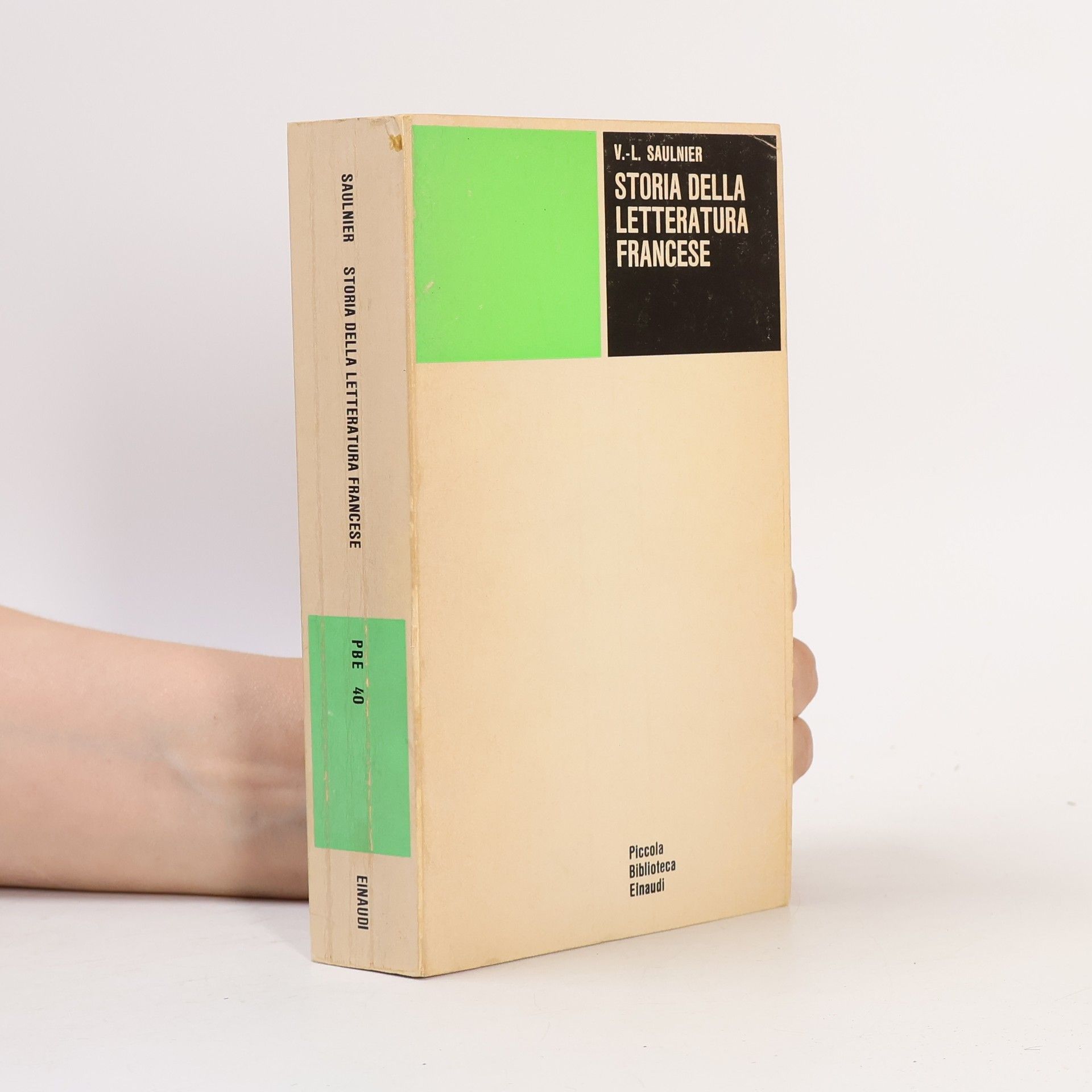 V. L. Saulnier Storia della letteratura francese