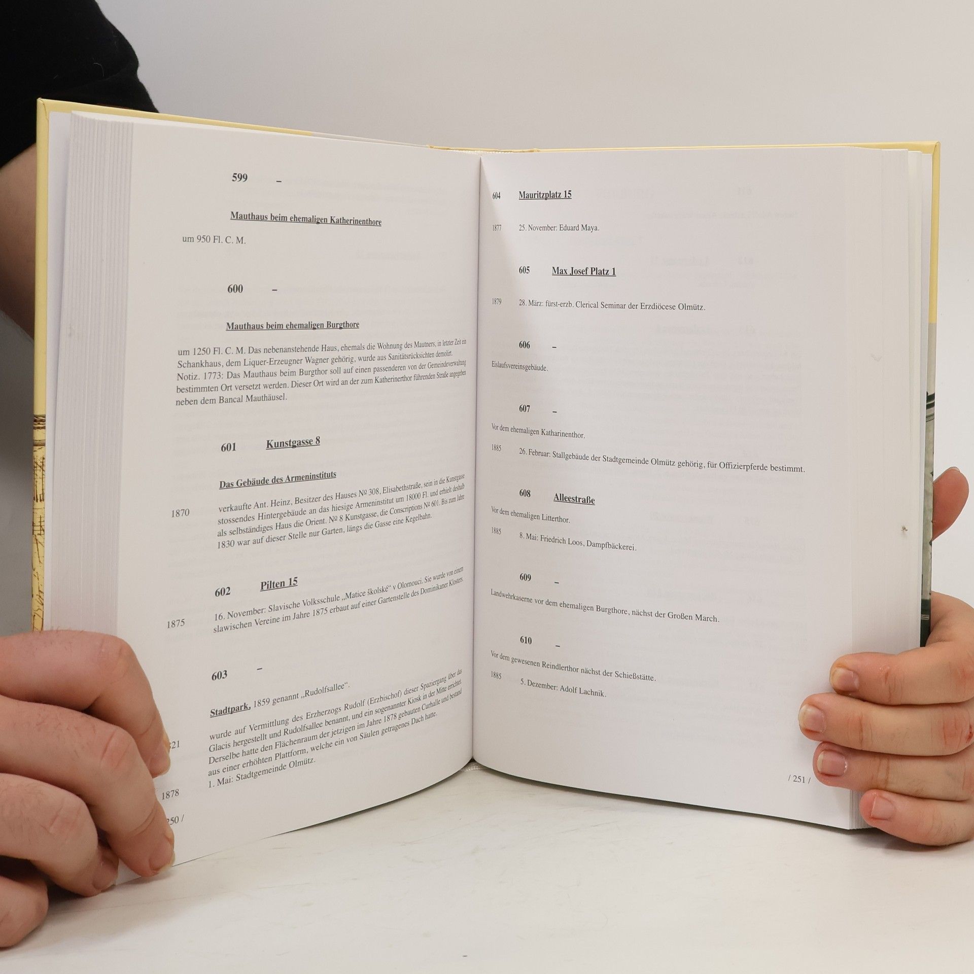 Die Olmützer Häuserchronik