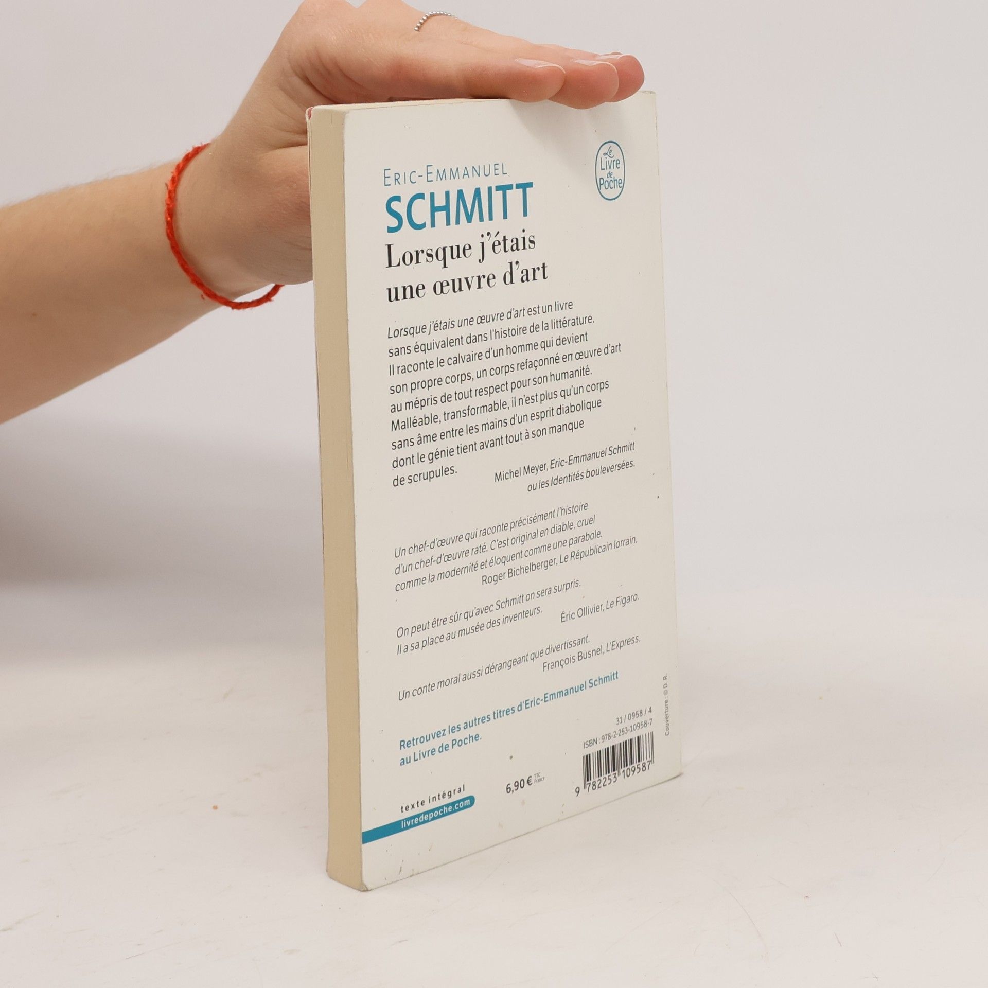 Eric Emmanuel Schmitt Lorsque j'étais une oeuvre d'art : roman