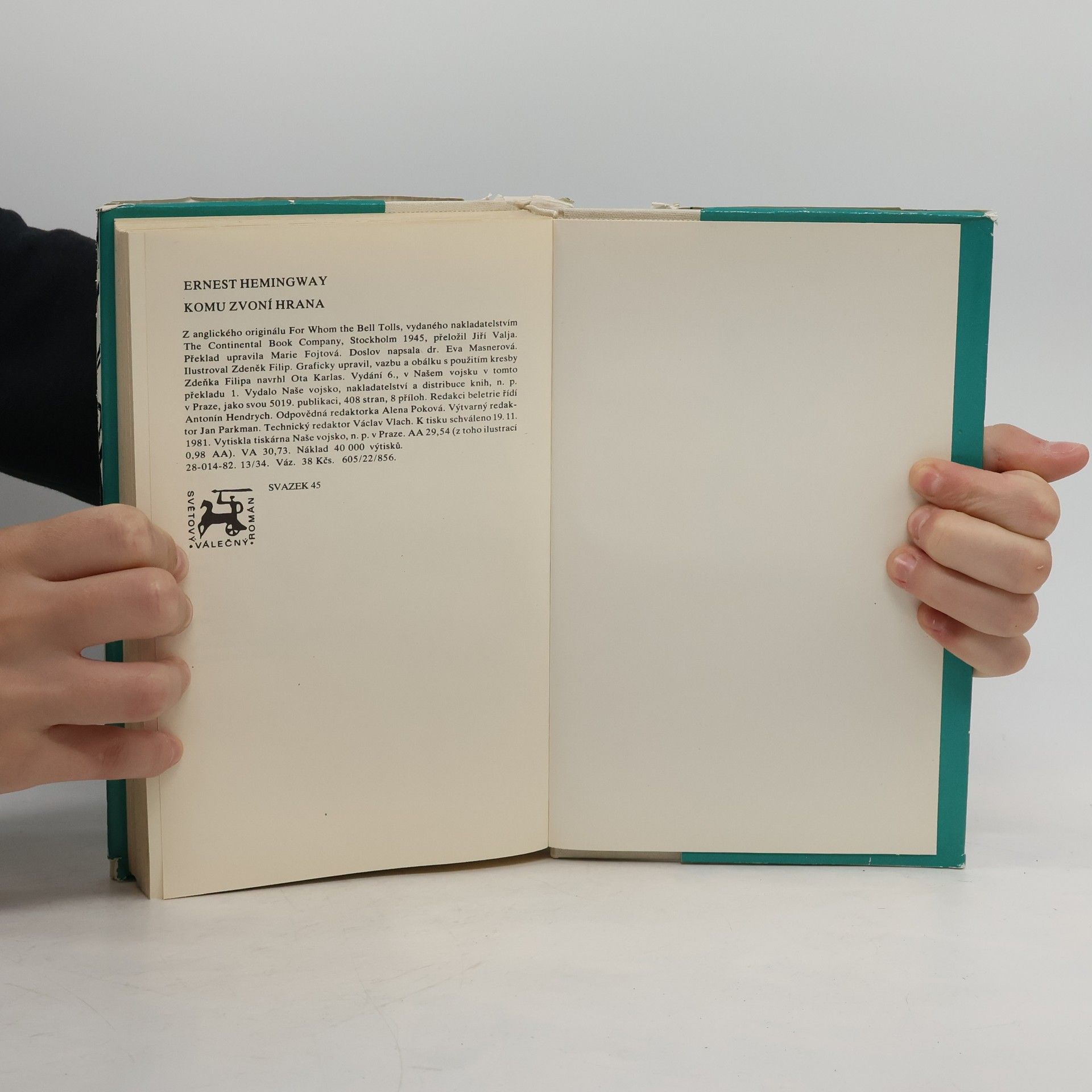 Ernest Hemingway Komu zvoní hrana