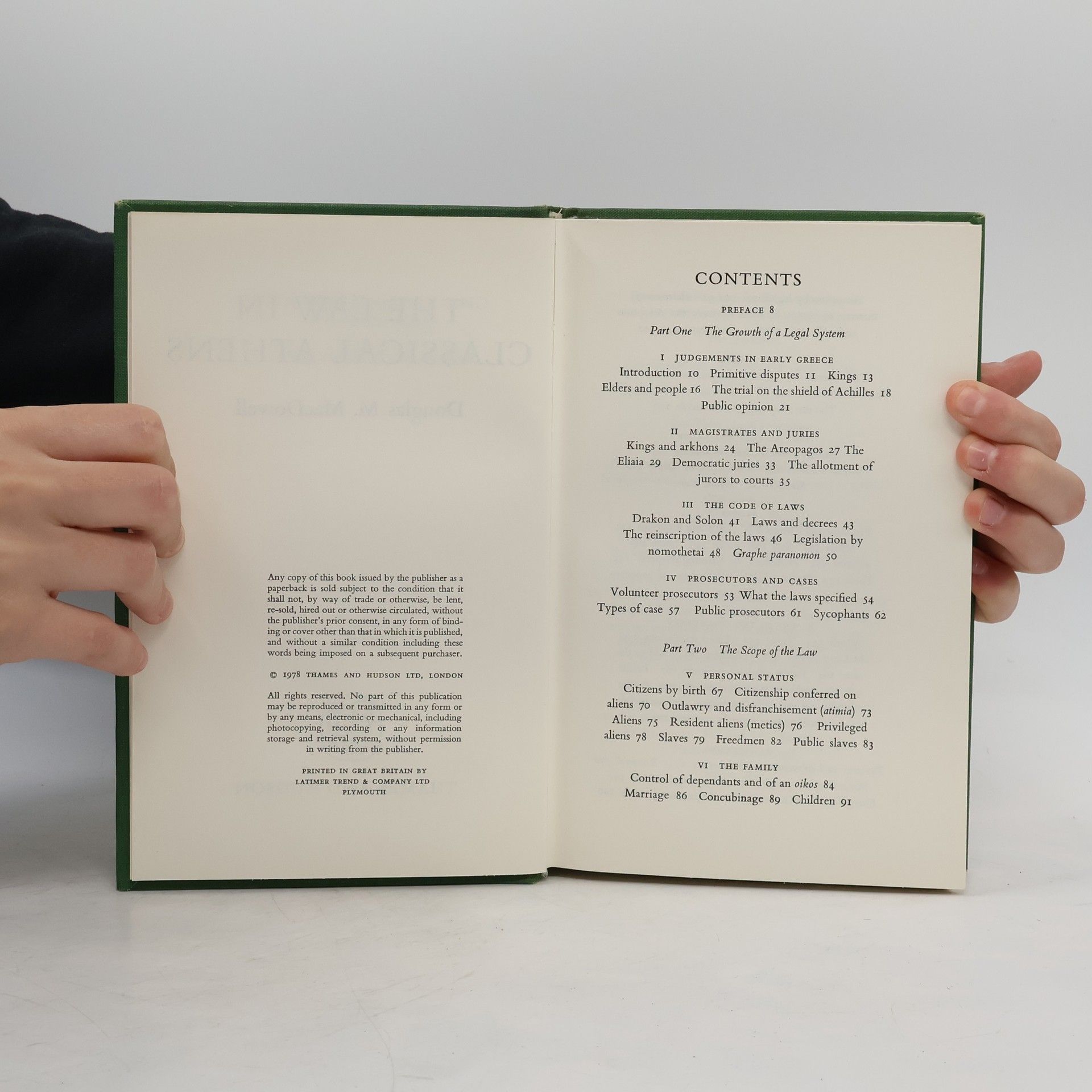 Douglas M. MacDowell The Law in Classical Athens